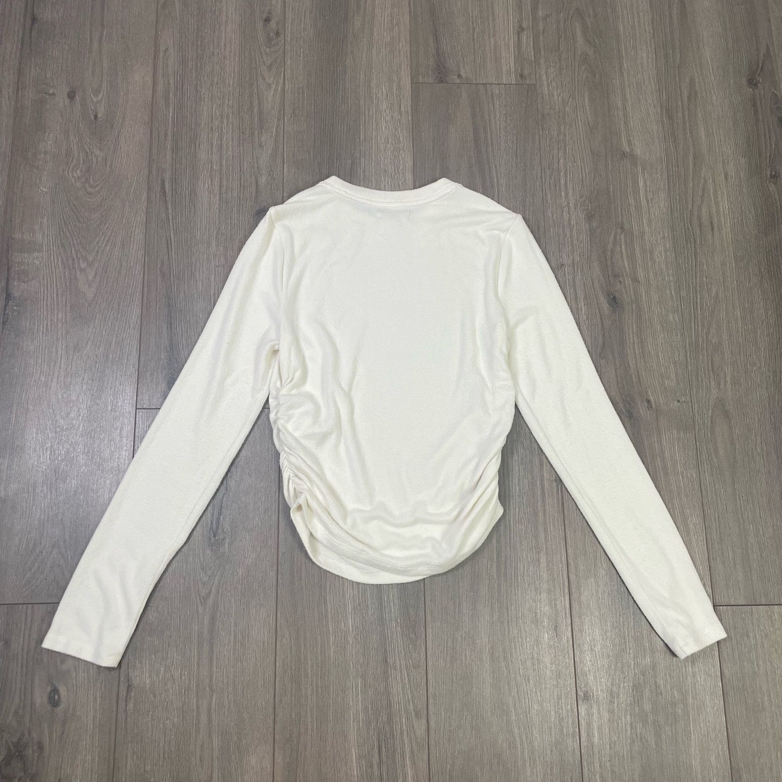 Madewell Madewell Brushed Jersey Ruched Top Tee Shirt US Womens XS Size XS / US 0-2 / IT 36-38 - 3 Thumbnail