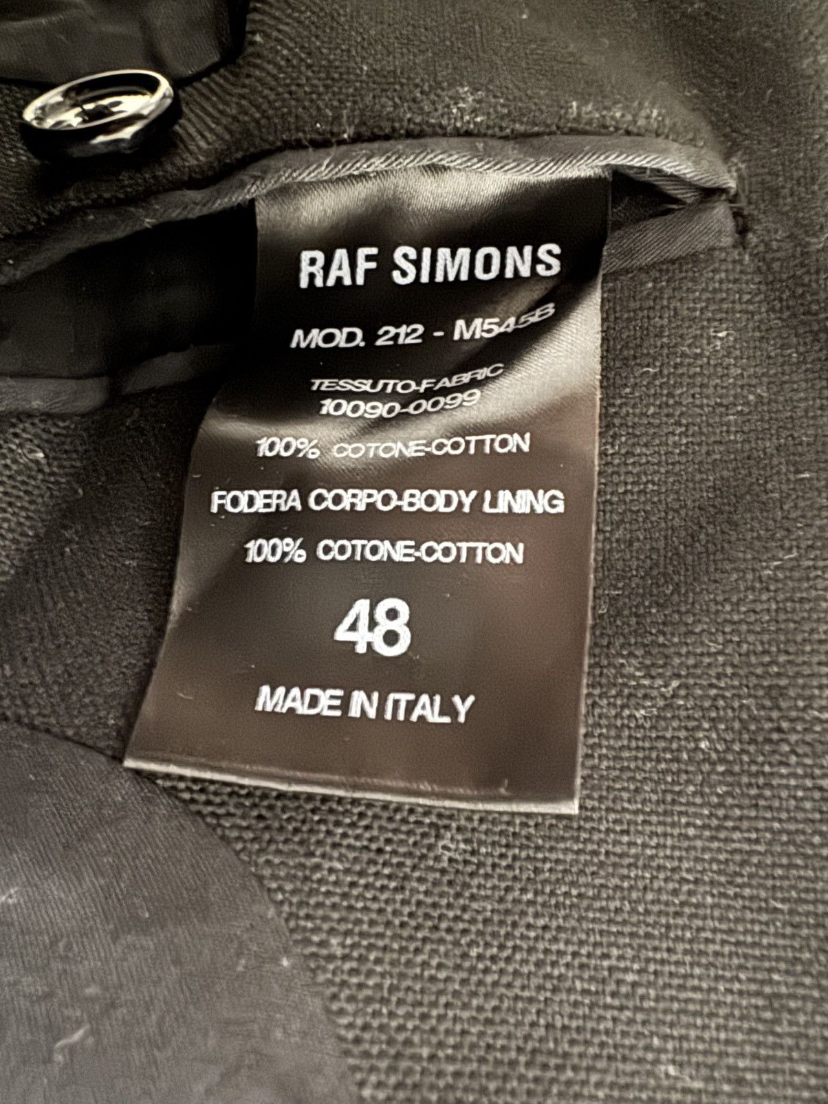 Raf Simons Raf Simons heavy cotton oversized blazer fw22 Size 48S - 4 Thumbnail