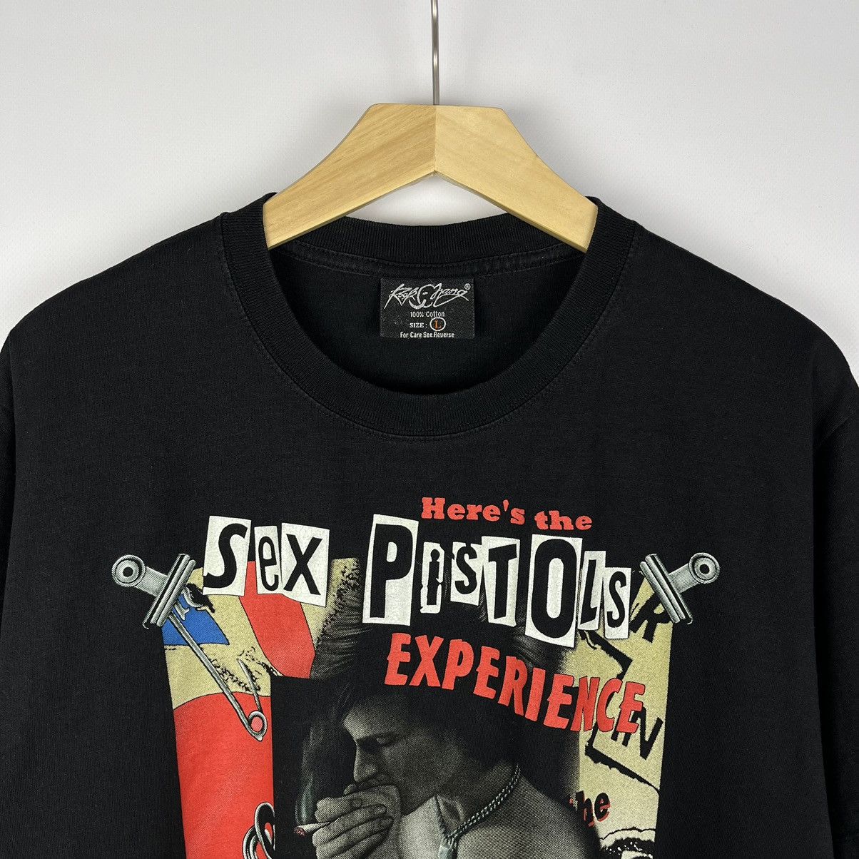Band Tees Vintage Sex Pistols Sid Vicious rare rock band tee 90’s Size US L / EU 52-54 / 3 - 2 Thumbnail