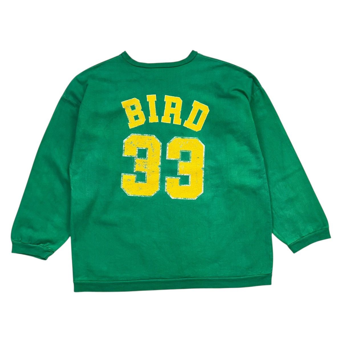 VTG 90s NBA BOSTON CELTICS LARRY BIRD SWEATSHIRT MADE IN USA