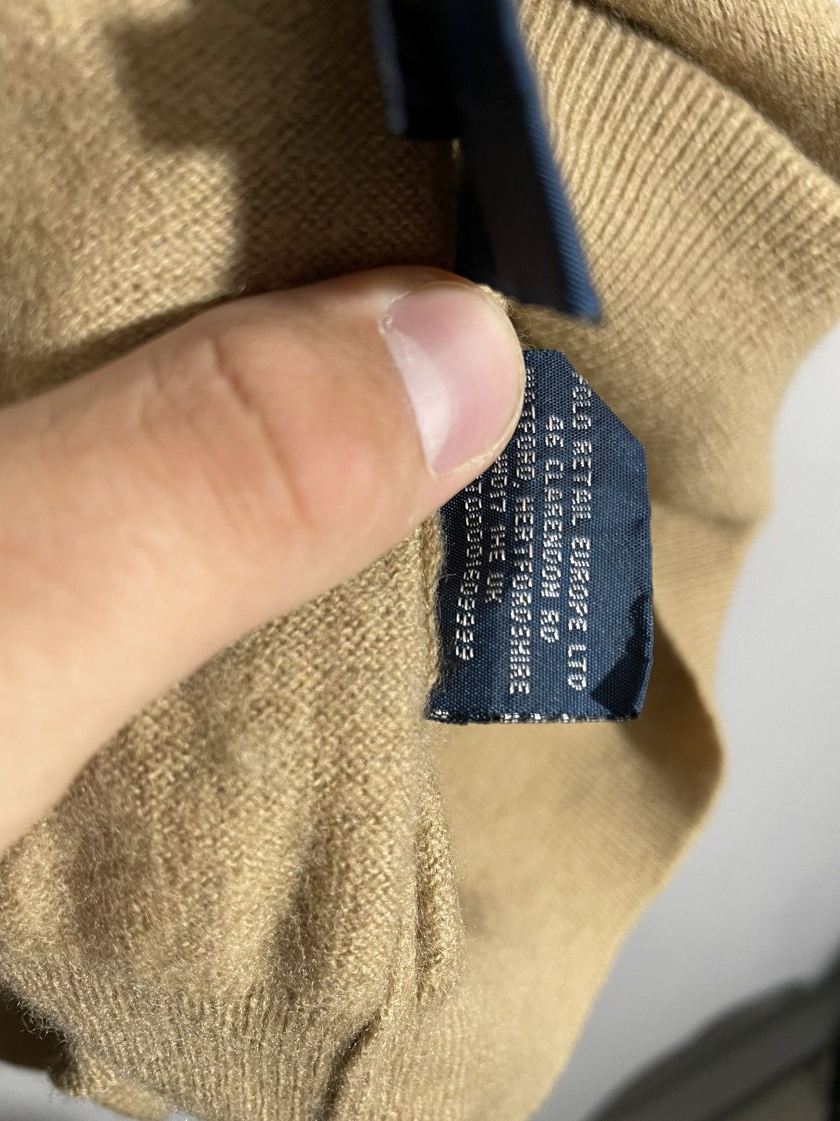 Polo Ralph Lauren × Vintage Vintage Polo Ralph Lauren Beige Old Money Style wool vest Size US XXL / EU 58 / 5 - 9 Thumbnail