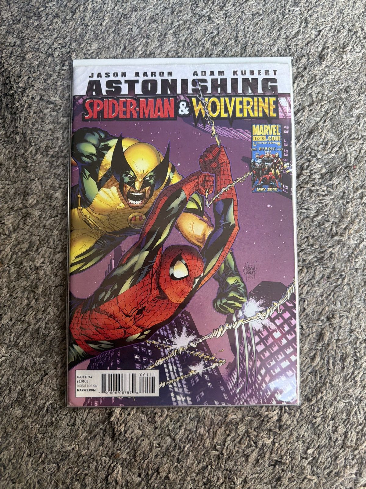 Marvel Comics 2010 Marvel Comics Astonishing Spider-Man & Wolverine #1 Size ONE SIZE - 1 Thumbnail