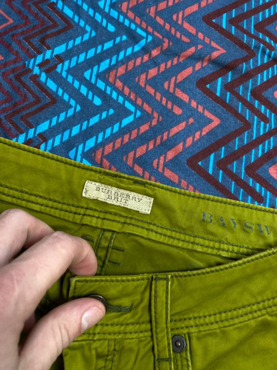 Burberry × Vintage Burberry Troxer Slim Skinny Denim Jeans Stretch Size 27" / US 4 / IT 40 - 8 Thumbnail