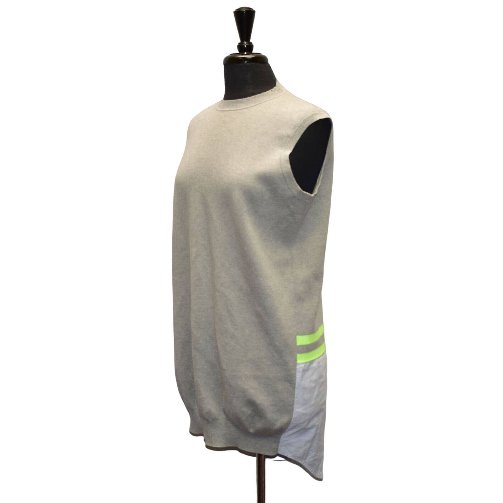 Alexander Wang ALEXANDER WANG Gray Crewneck Sleeveless Sweater Dress Size L Size L / US 10 / IT 46 - 2 Thumbnail