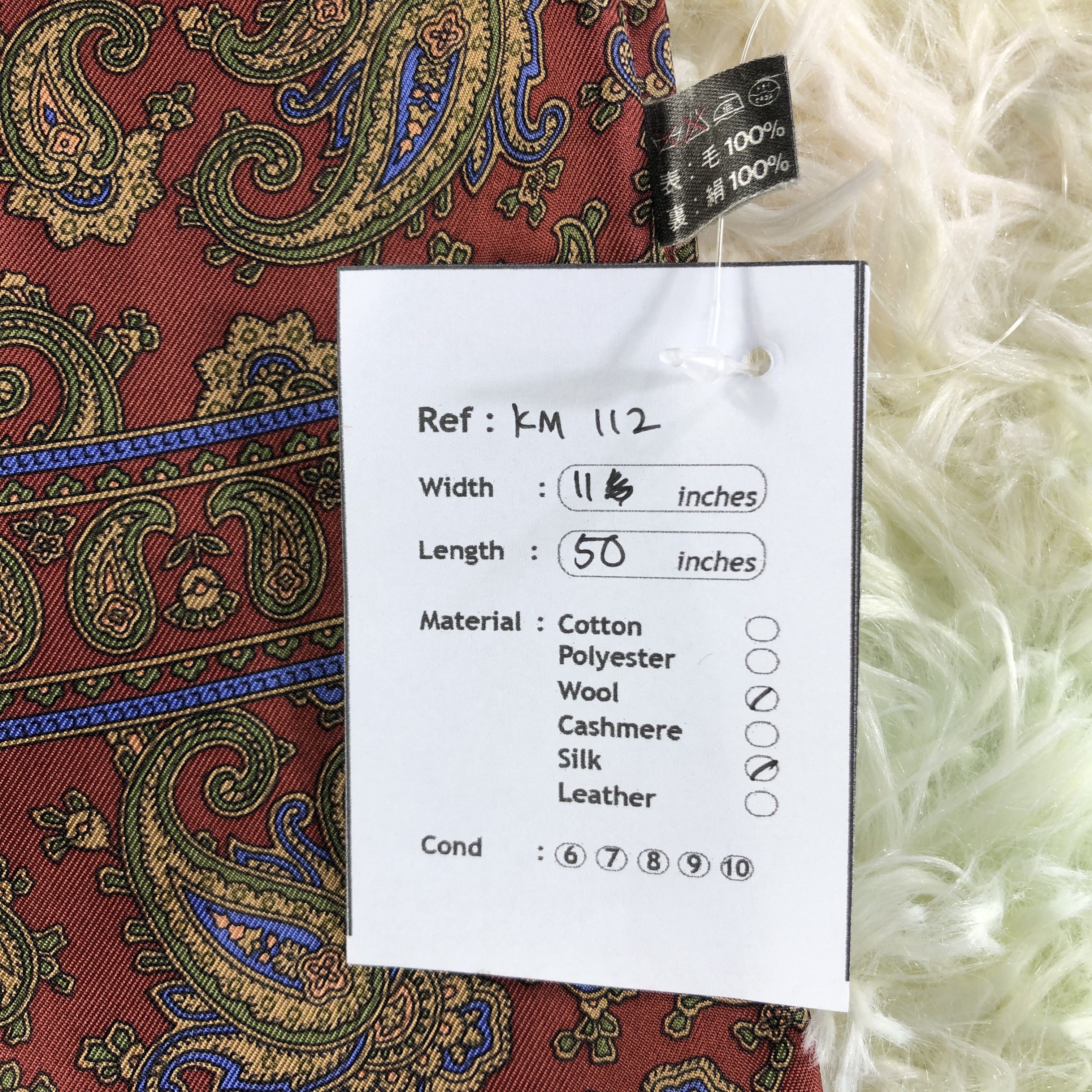 Vintage Pierre Balmain Scarf / Muffler / Neckwear - KM112 Size ONE SIZE - 6 Thumbnail
