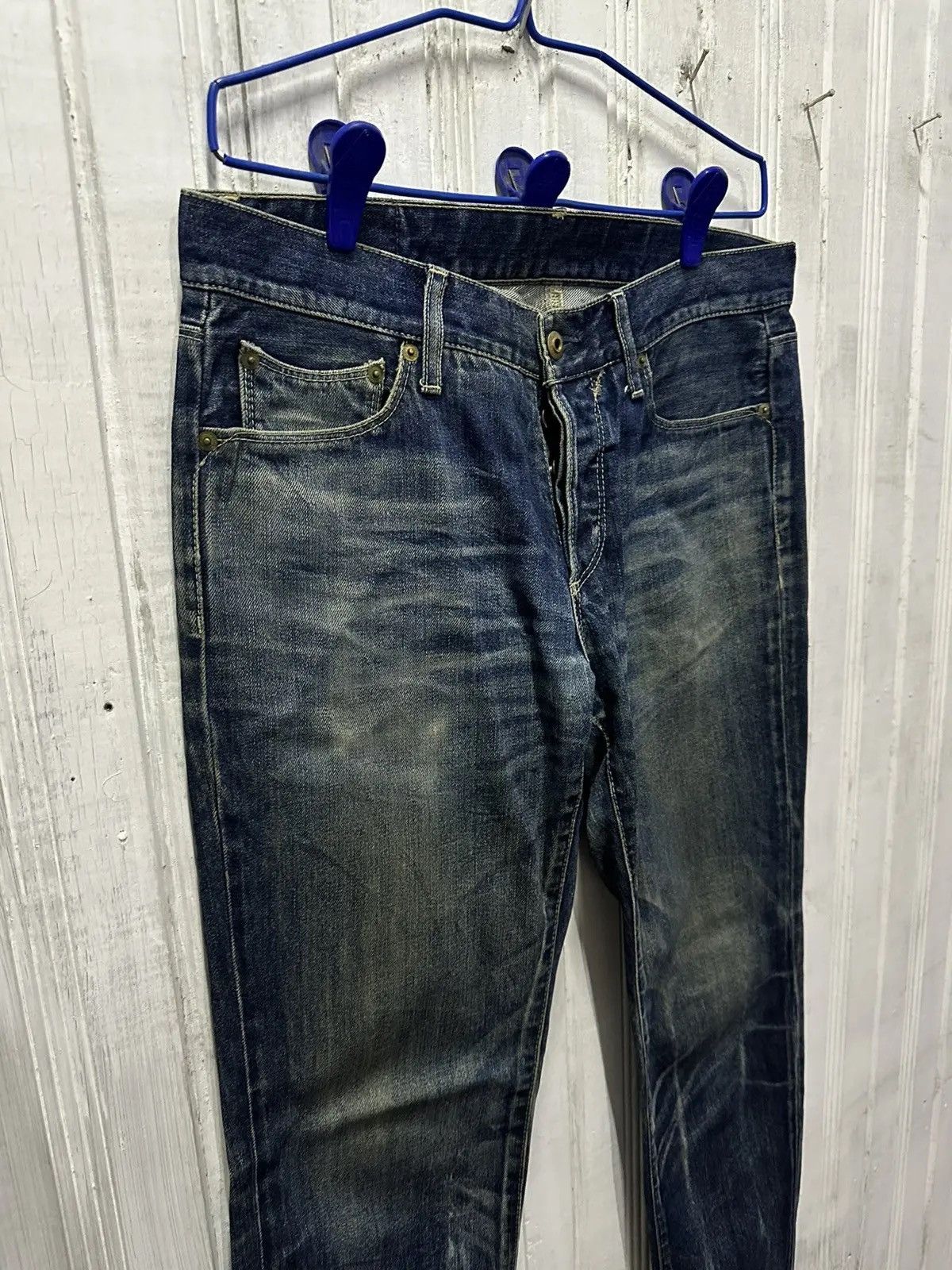 Japanese Brand Redline/Selvedge W33 L32 Vintage RIPO TRENTA ANNI Denim Pant Size US 33 - 3 Thumbnail