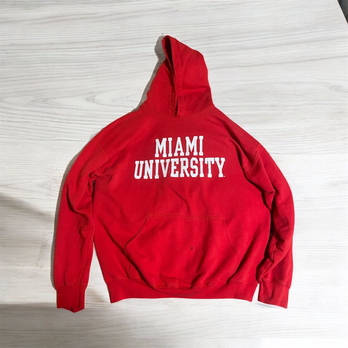 Vintage Vintage Miami U Hoodie Size US L / EU 52-54 / 3 - 1 Thumbnail