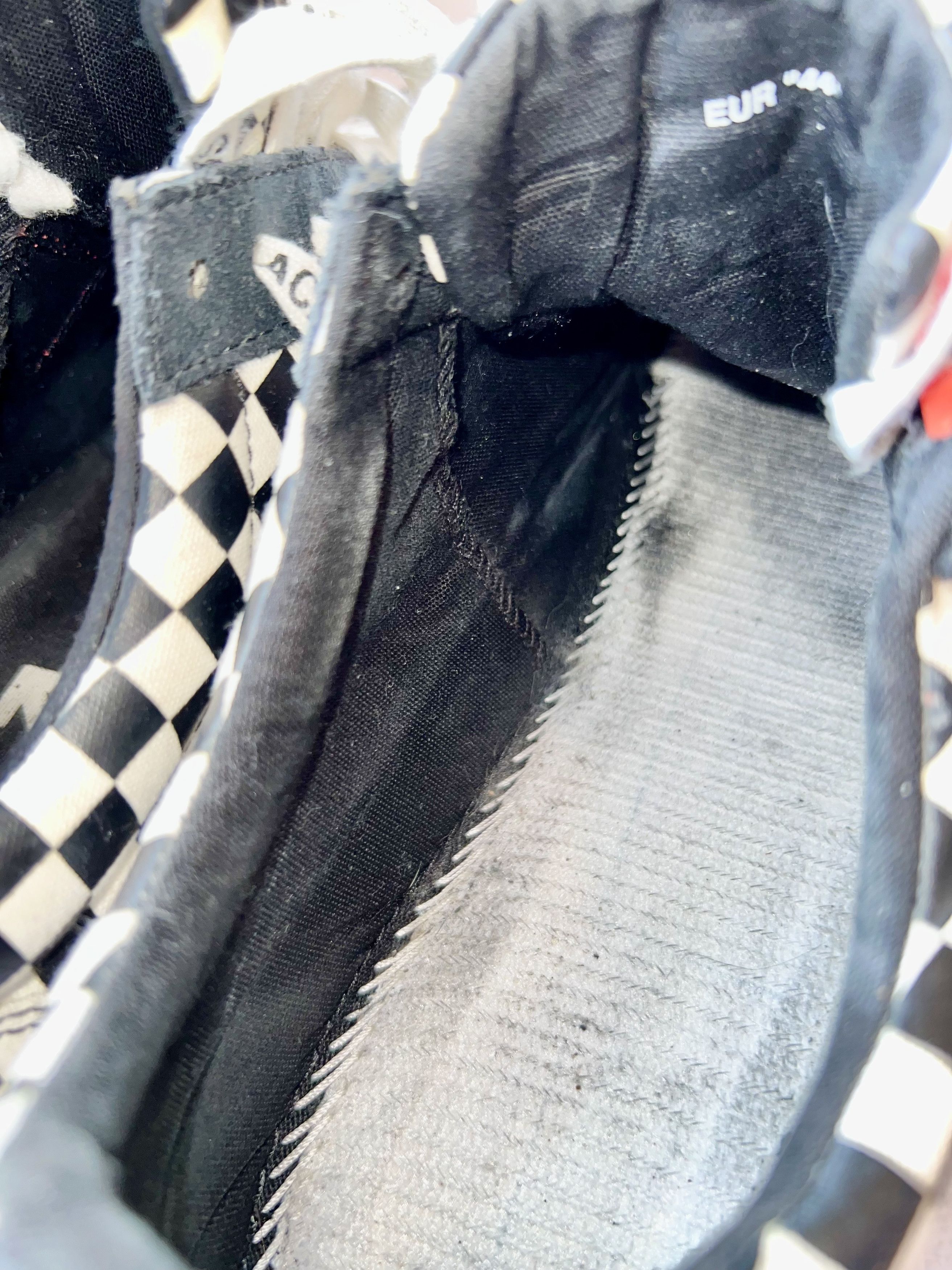 Off-White Off-White RARE Checkerboard Vulc Low Top Sneakers Size 44/11 Size US 11 / EU 44 - 9 Thumbnail