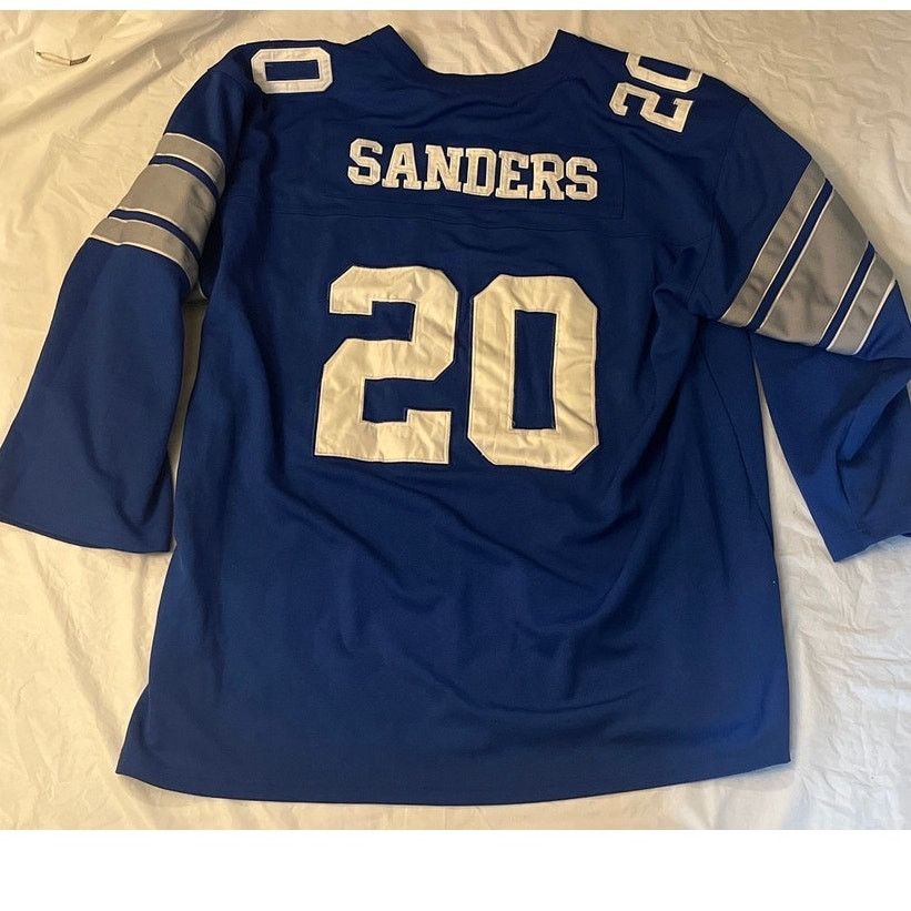 Mitchell & Ness Detroit Lions Barry Sanders #20 Mitchell & Ness Throwback Size US XL / EU 56 / 4 - 4 Thumbnail