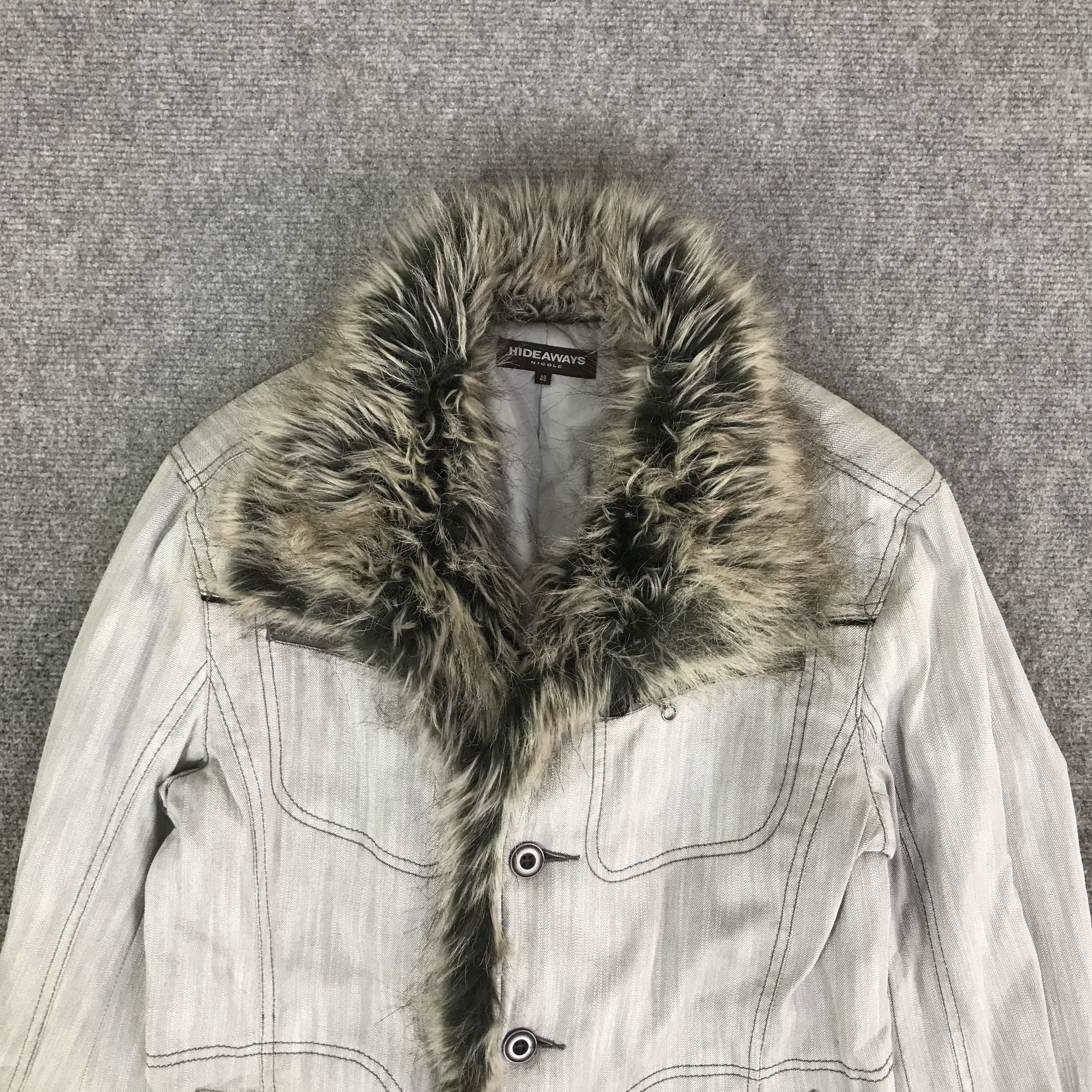HIDEAWAYS HIDEAWAYS JAPAN FUR WINTER BUTTON JACKET K115B6 Size US M / EU 48-50 / 2 - 2 Thumbnail
