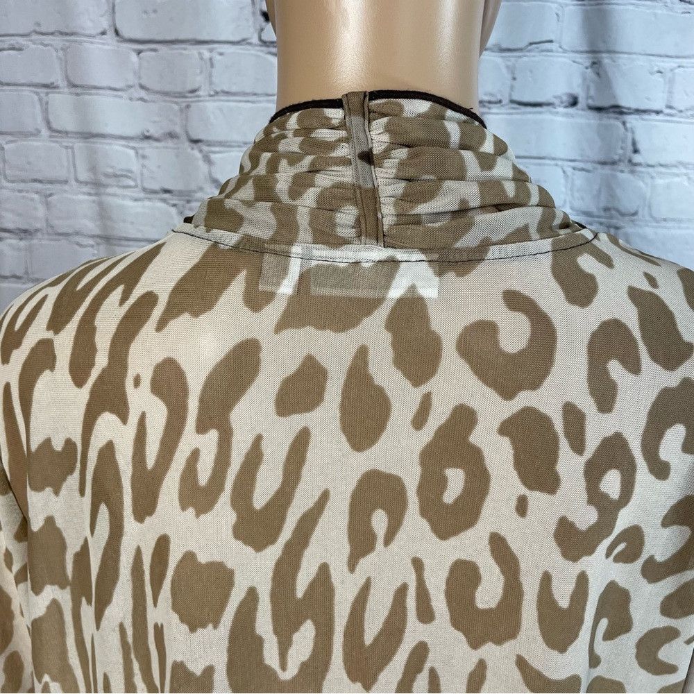 Other Susan Graver Animal Print Open Front Cardigan Size L Size L / US 10 / IT 46 - 4 Thumbnail