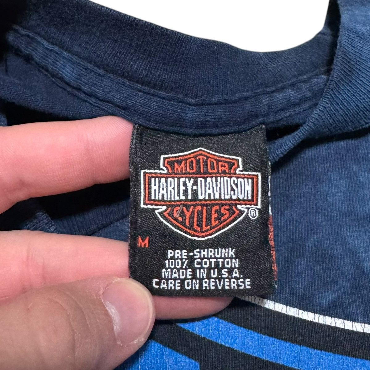 Harley Davidson × Vintage Vintage 2001 Harley Davidson Long Sleeve Shirt Adult Medium Size US M / EU 48-50 / 2 - 7 Thumbnail
