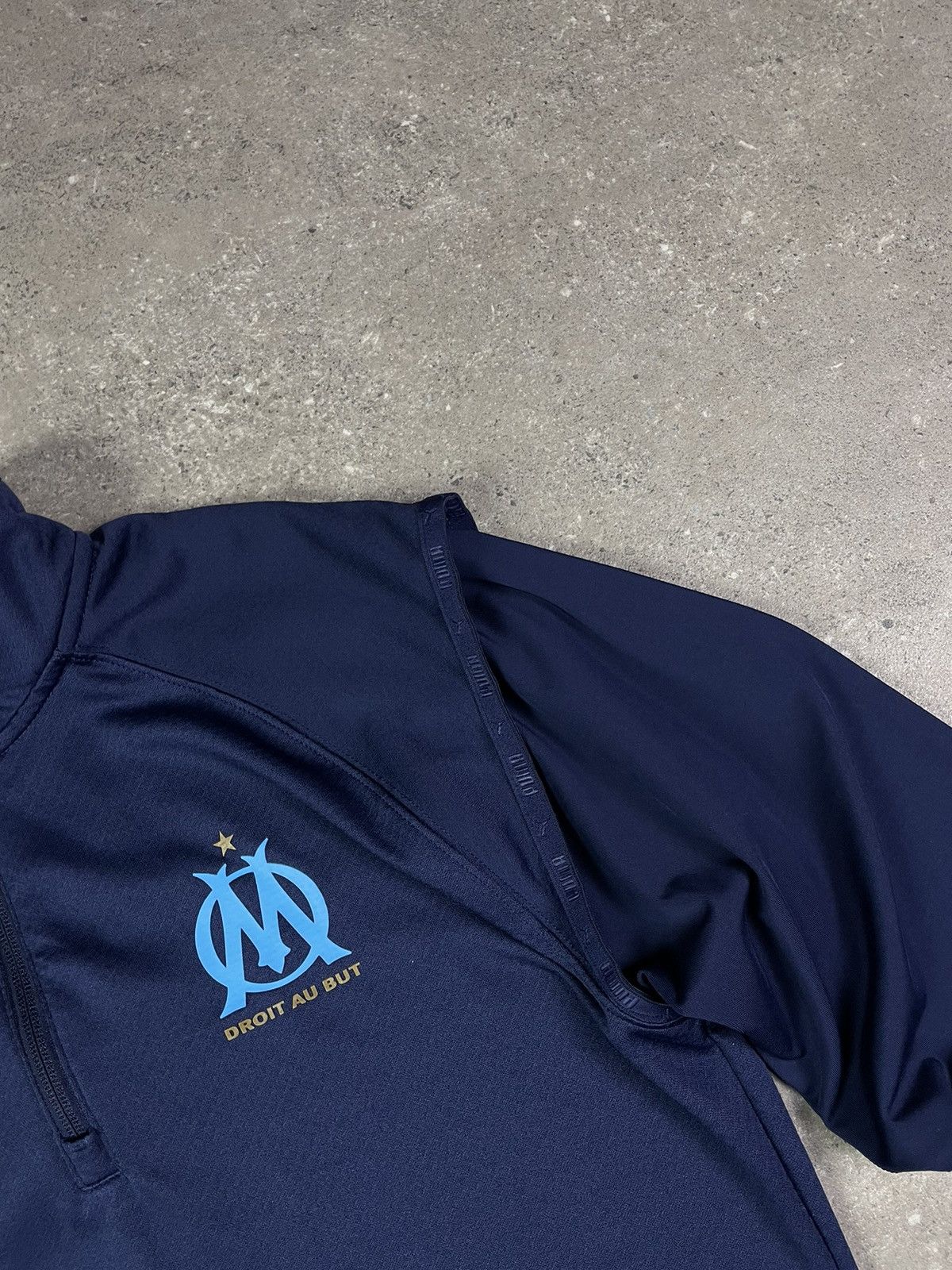Puma × Vintage Vintage Puma Marseille FC Quarter zip training sweatshirt Size US S / EU 44-46 / 1 - 2 Thumbnail
