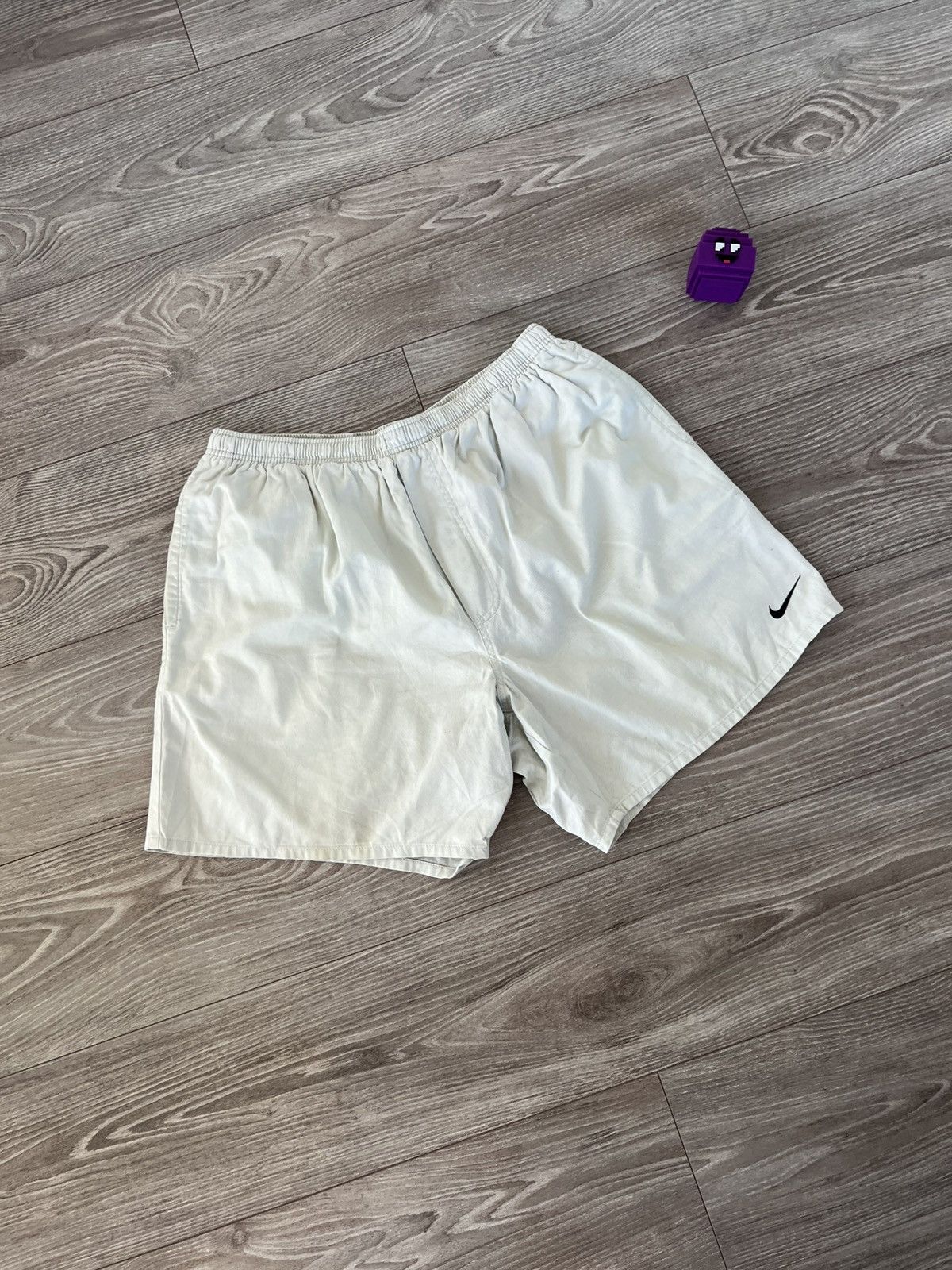 Nike VINTAGE ‼️ Nike knit Logo Summer 90s Black Tag Shorts Size US 36 / EU 52 - 15 Thumbnail