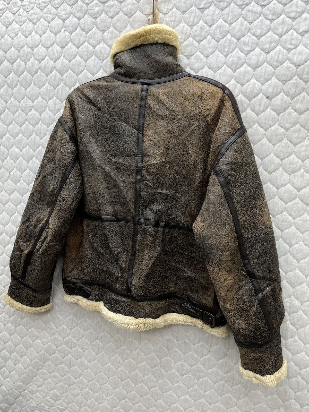 Genuine Leather 🔥🔥🔥STEALS VTG B3 US ARMY MILITARY SHEEPSKIN JACKET Size US M / EU 48-50 / 2 - 5 Thumbnail