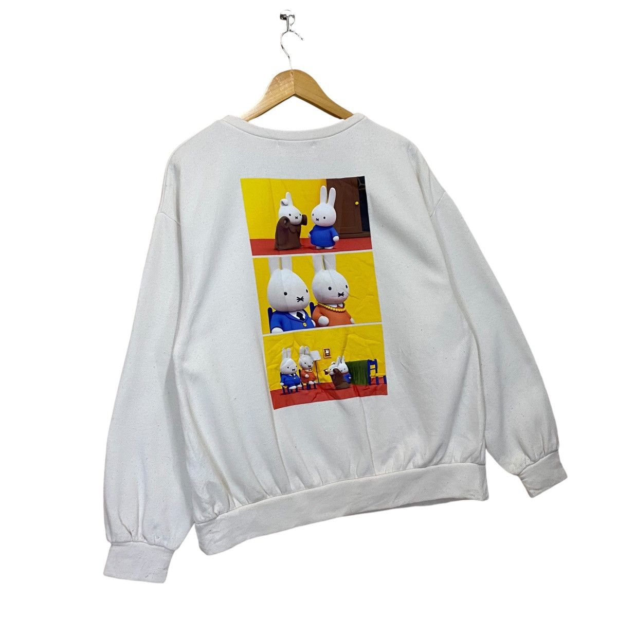 Anime × Japanese Brand MIFFY AND FRIEND BIG LOGO CREWNECK SWEATSHIRT Size US M / EU 48-50 / 2 - 2 Thumbnail