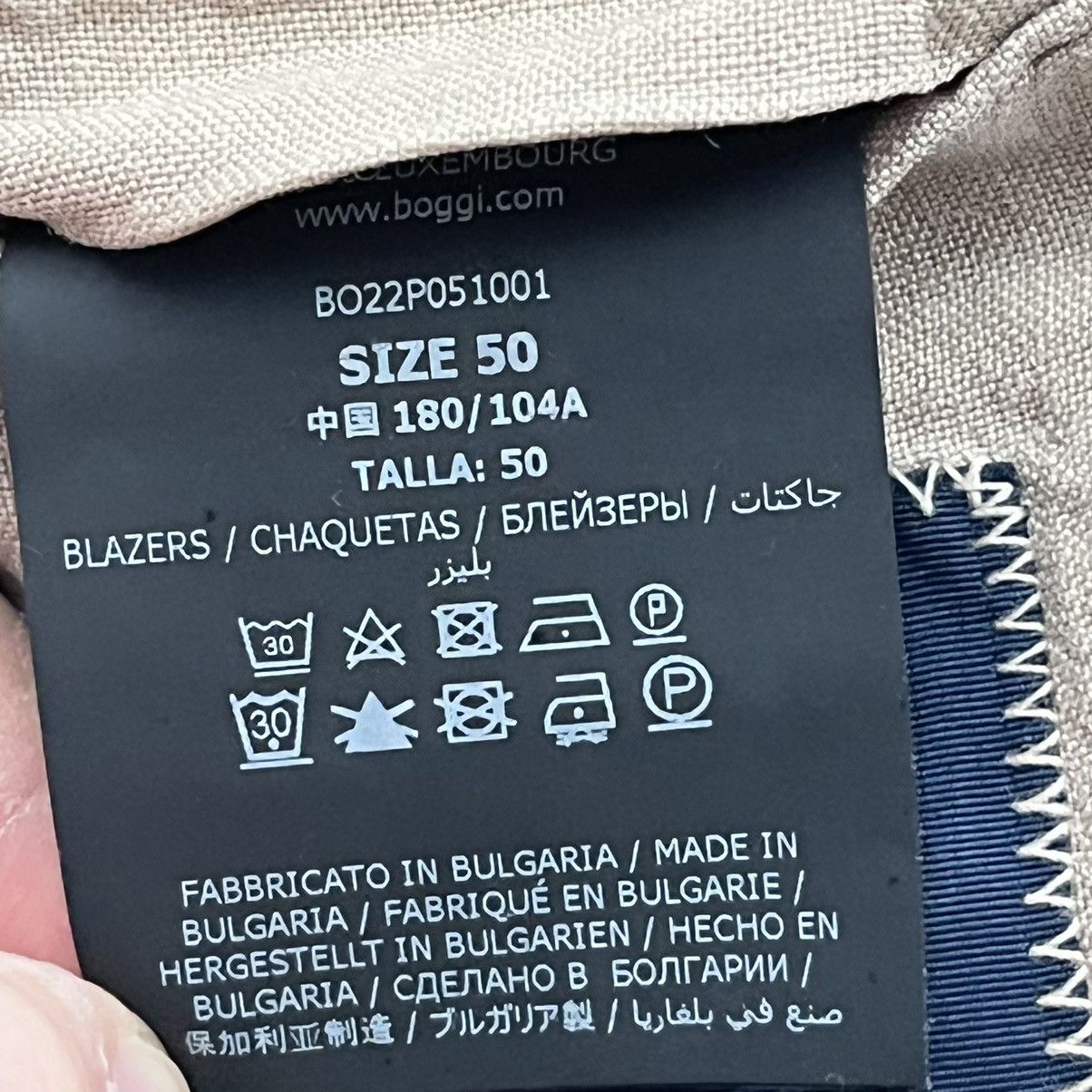 Boggi Boggi Milano casual blazer luxury linen Size 50R - 9 Thumbnail