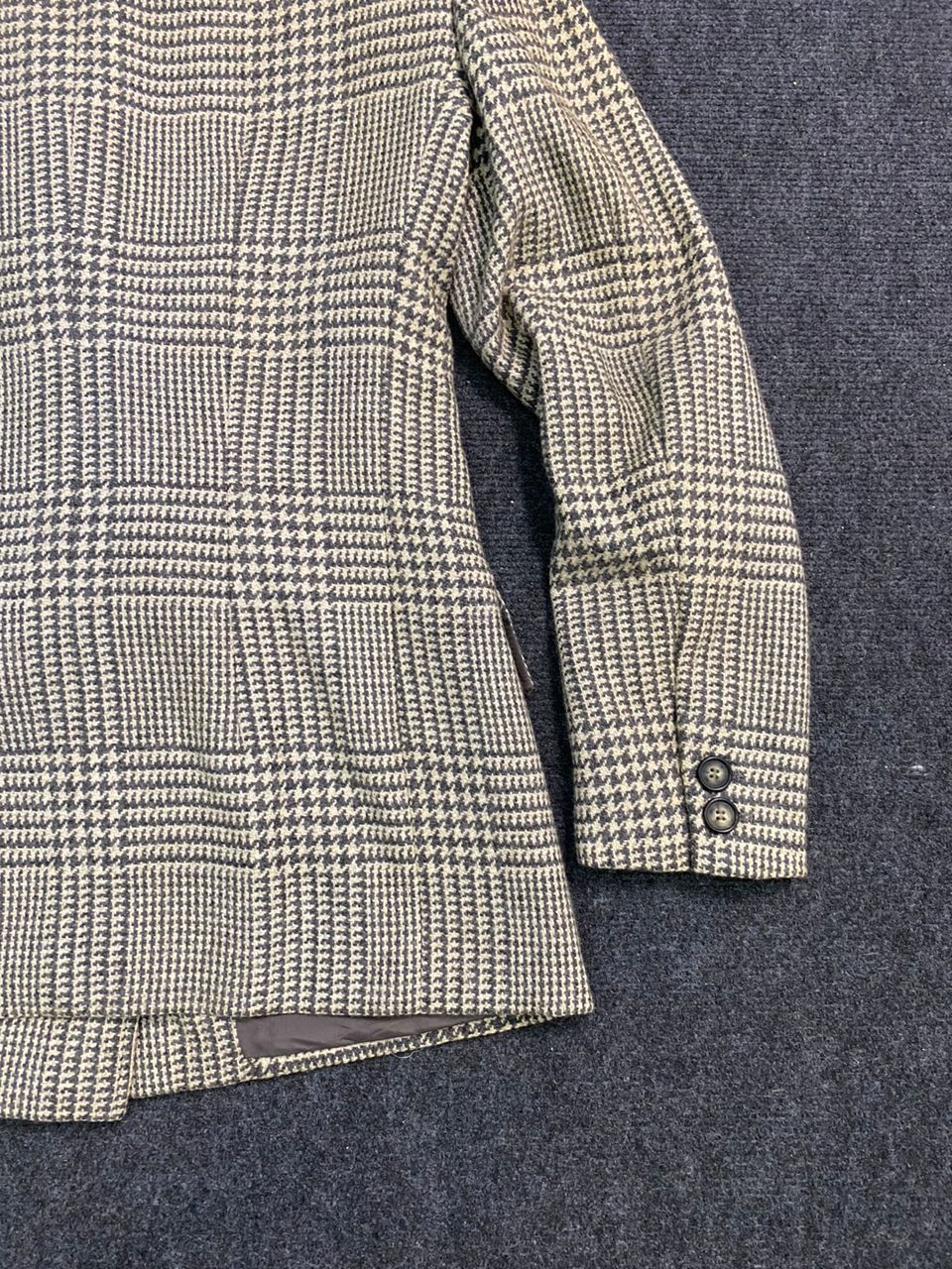 Gucci 80s Gucci Houndstooth Wool Blazer Size XS / US 0-2 / IT 36-38 - 14 Thumbnail