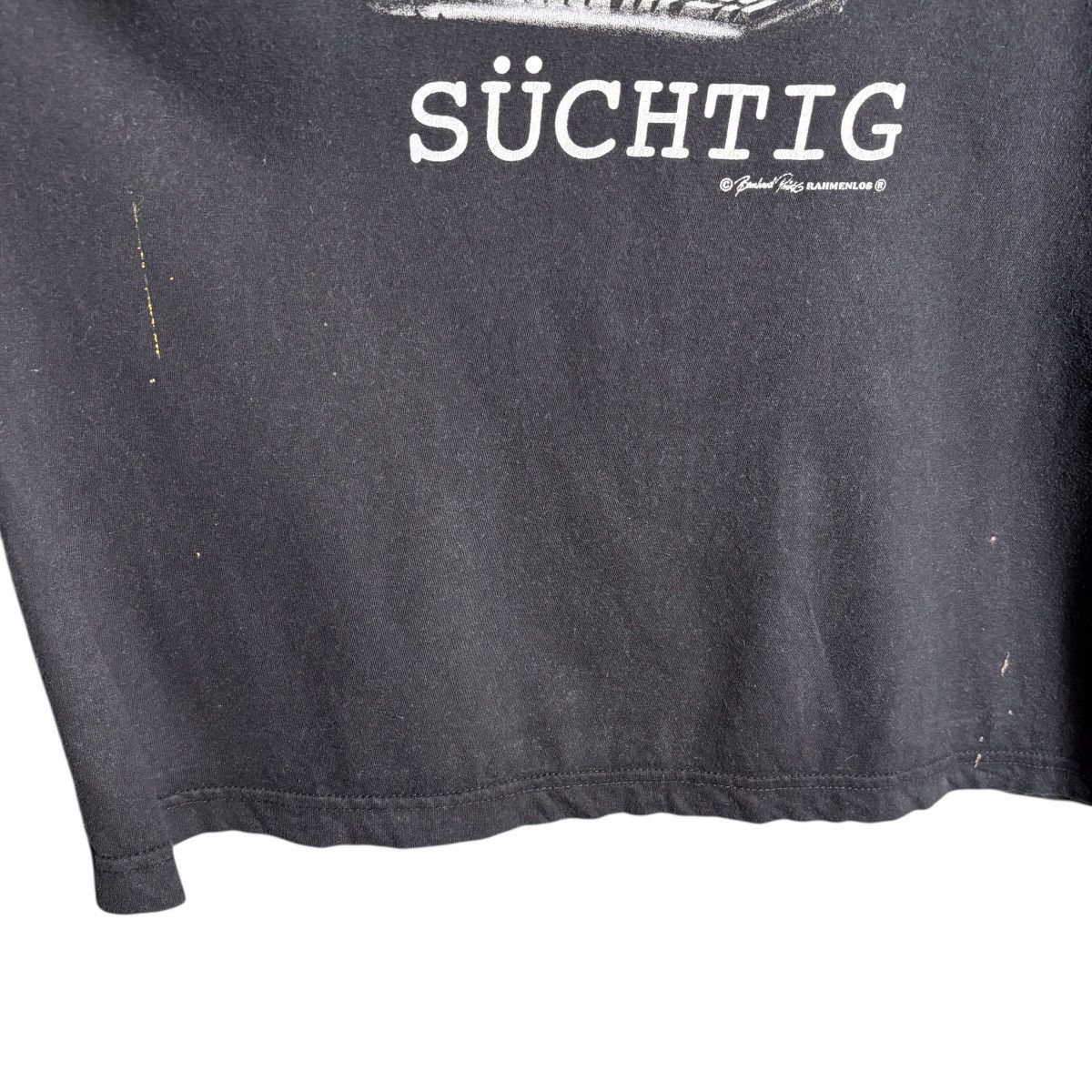 Vintage Vintage Computer Suchtig Smoking Parody Graphic T-Shirt Size US XL / EU 56 / 4 - 8 Thumbnail