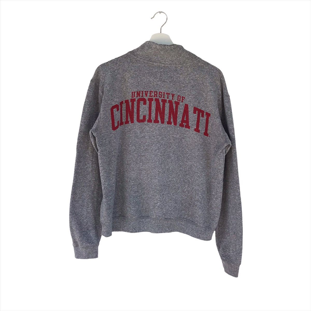 Japanese Brand × Vintage University of CINCINNATI big spellout quarter zip sweatshirt Size S / US 4 / IT 40 - 6 Thumbnail