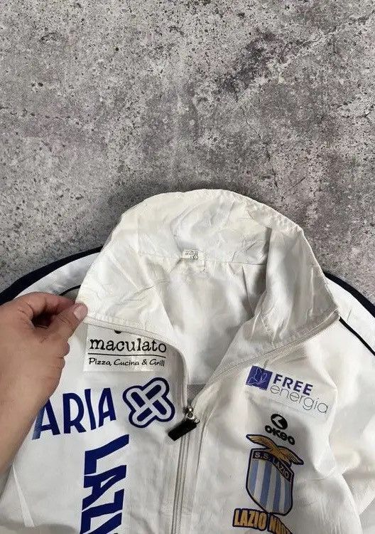Japanese Brand × Vintage Nike Lazio Vintage Zip Hoodie Football Soccer Jersey Size US S / EU 44-46 / 1 - 7 Thumbnail