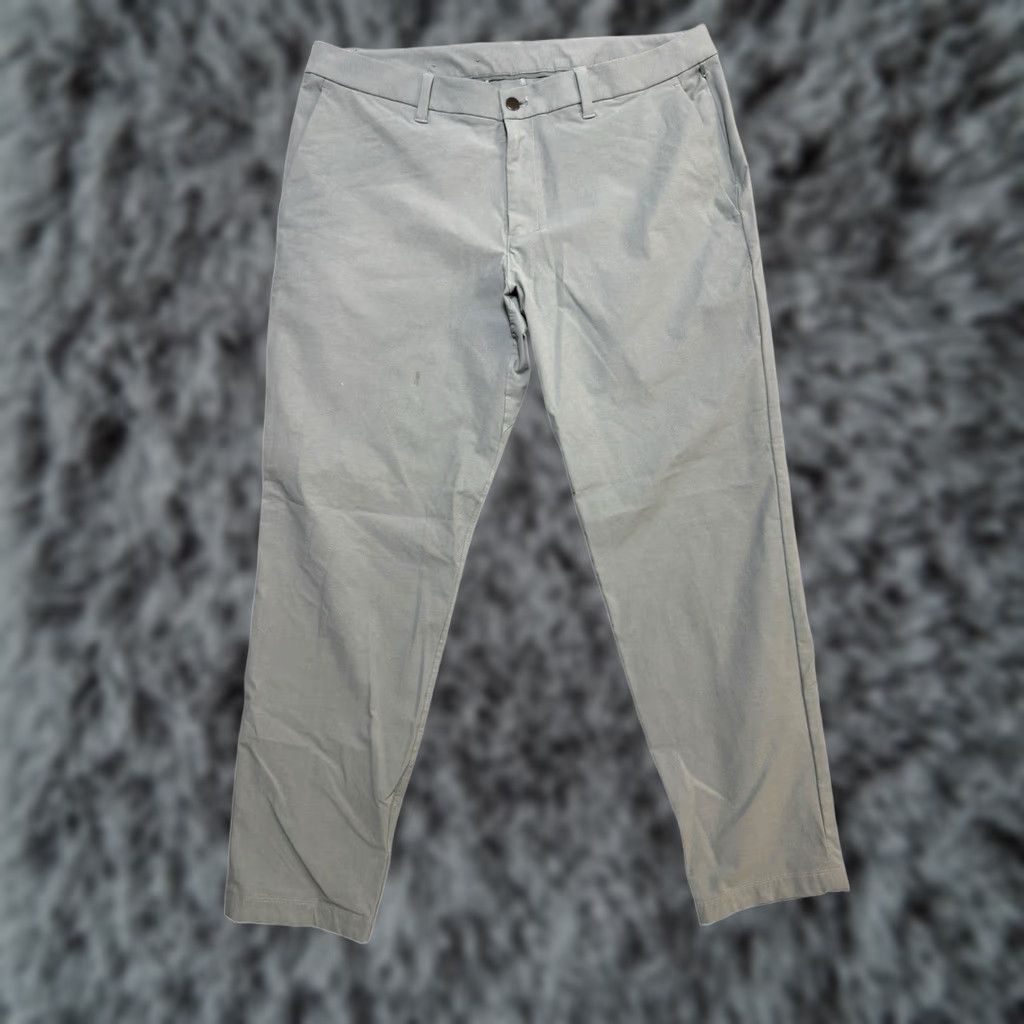 Lululemon Lululemon Pants Mens 38 Taupe Gray ABC Stretch Straight Fit Performance Trousers Size US 38 / EU 54 - 1 Thumbnail
