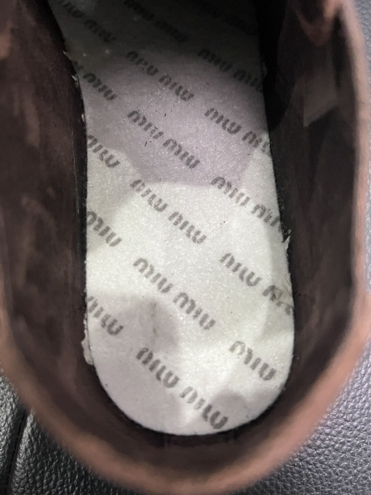 Miu Miu Miu Miu SS26 Plume Distressed Leather Sneakers Size US 6.5 / IT 36.5 - 22 Thumbnail