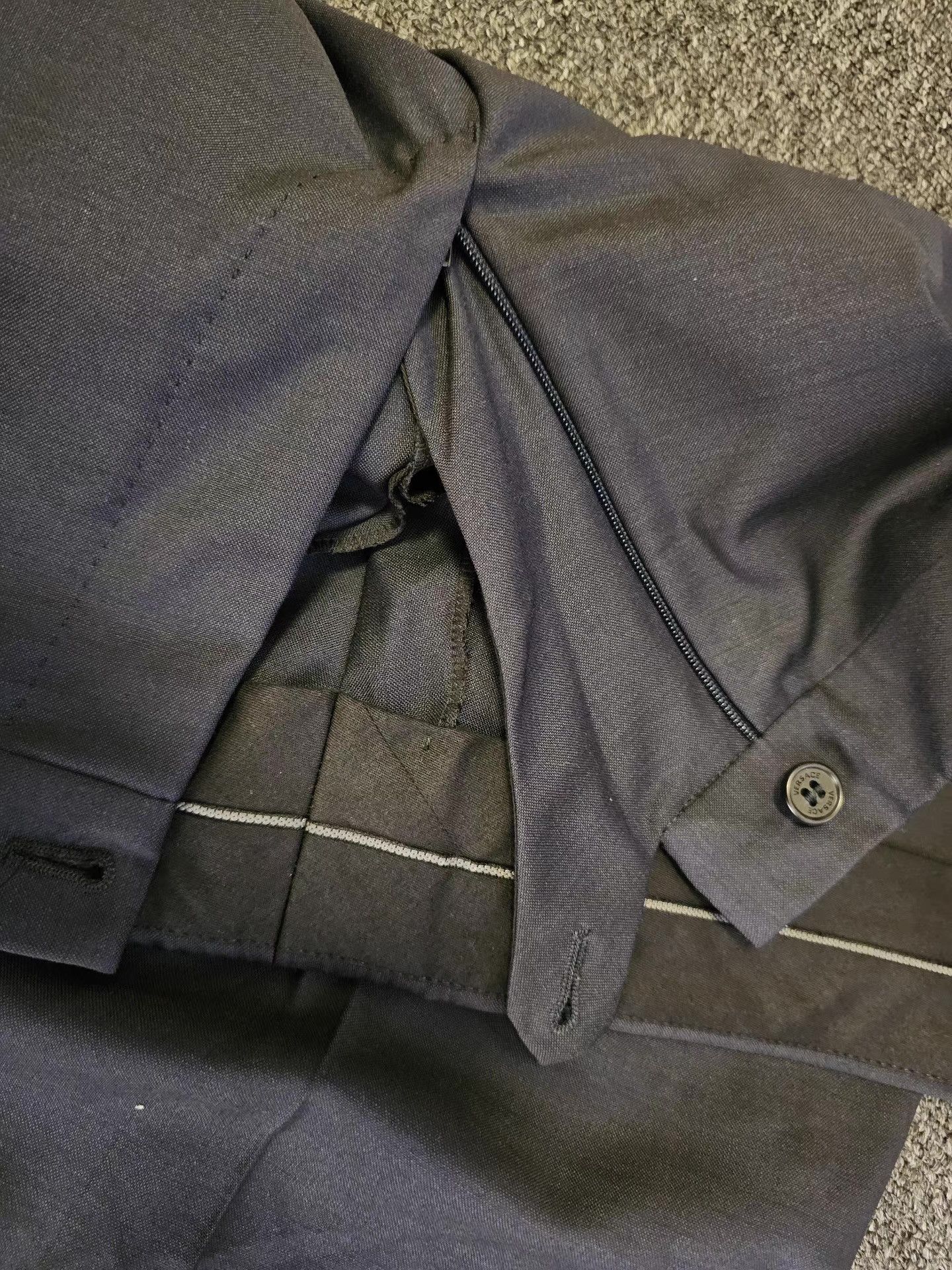 Versace Versace Main Line Wool Trousers Q4 Size US 38 / EU 54 - 4 Thumbnail