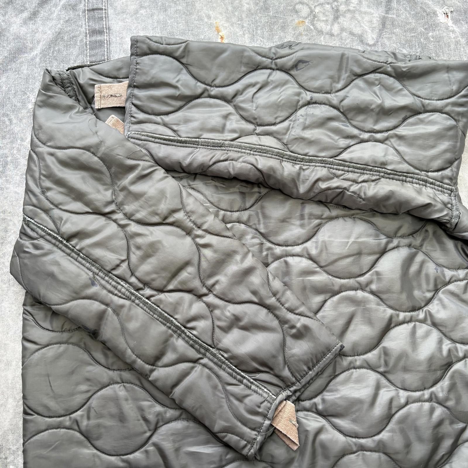 Vintage Vintage 80s Green Military Quilted Grunge M65 Jacket Liner Size US S / EU 44-46 / 1 - 8 Thumbnail