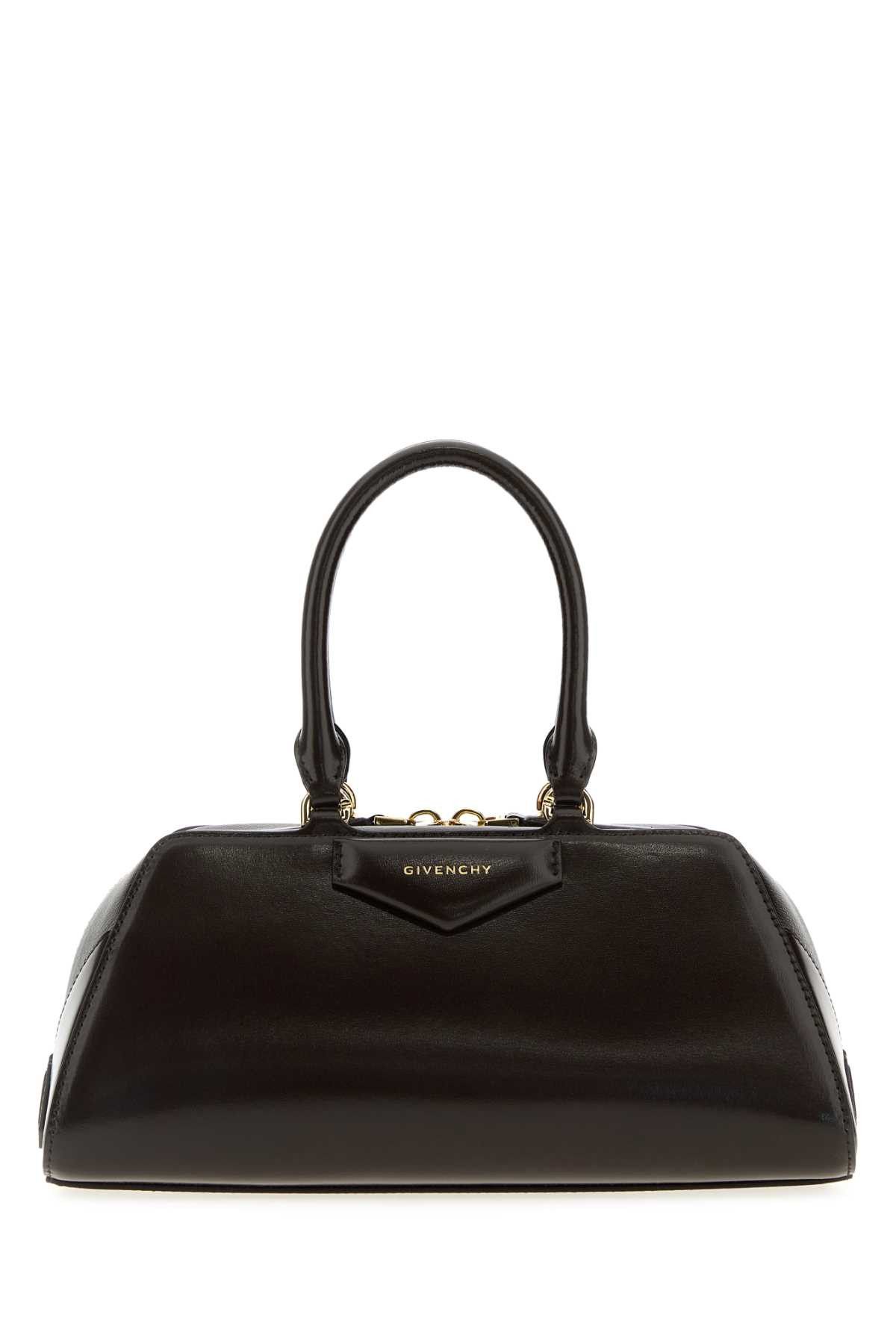 Givenchy Chocolate Leather Small Antigona Handbag Size ONE SIZE - 1 Thumbnail