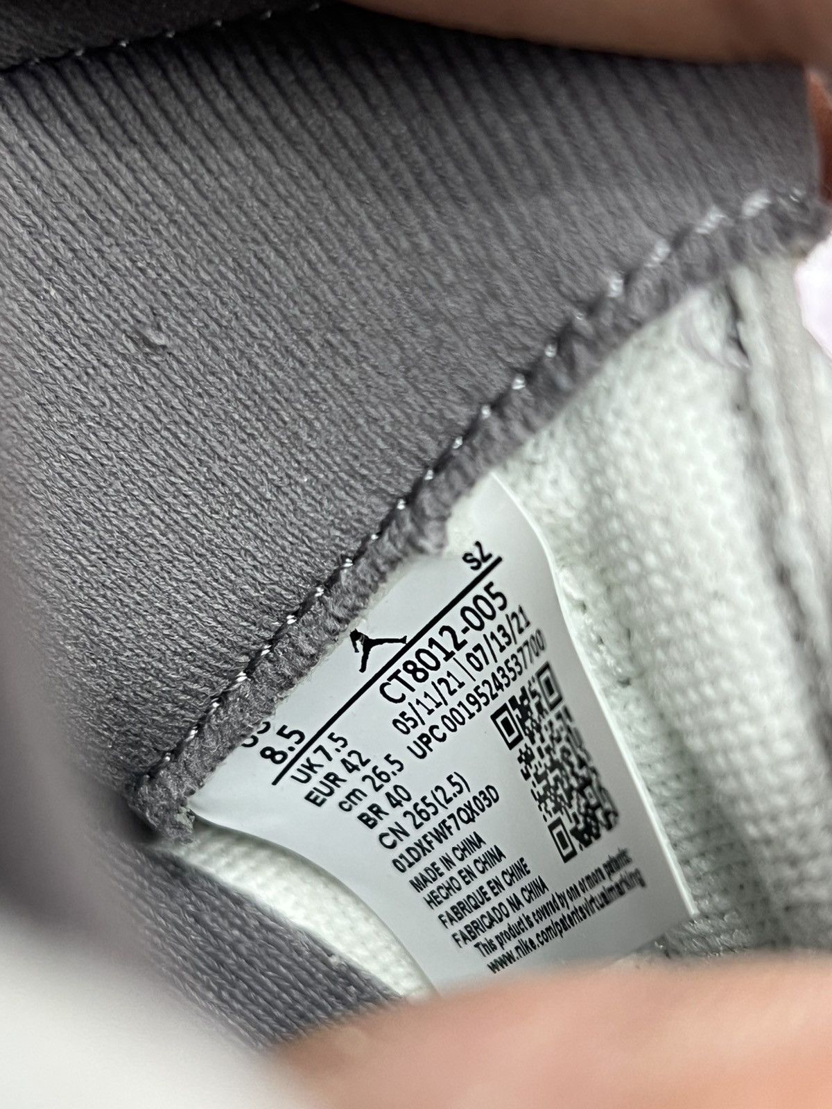 Jordan Brand Air Jordan 11 Cool Grey Size 8.5 Size US 8.5 / EU 41-42 - 7 Thumbnail