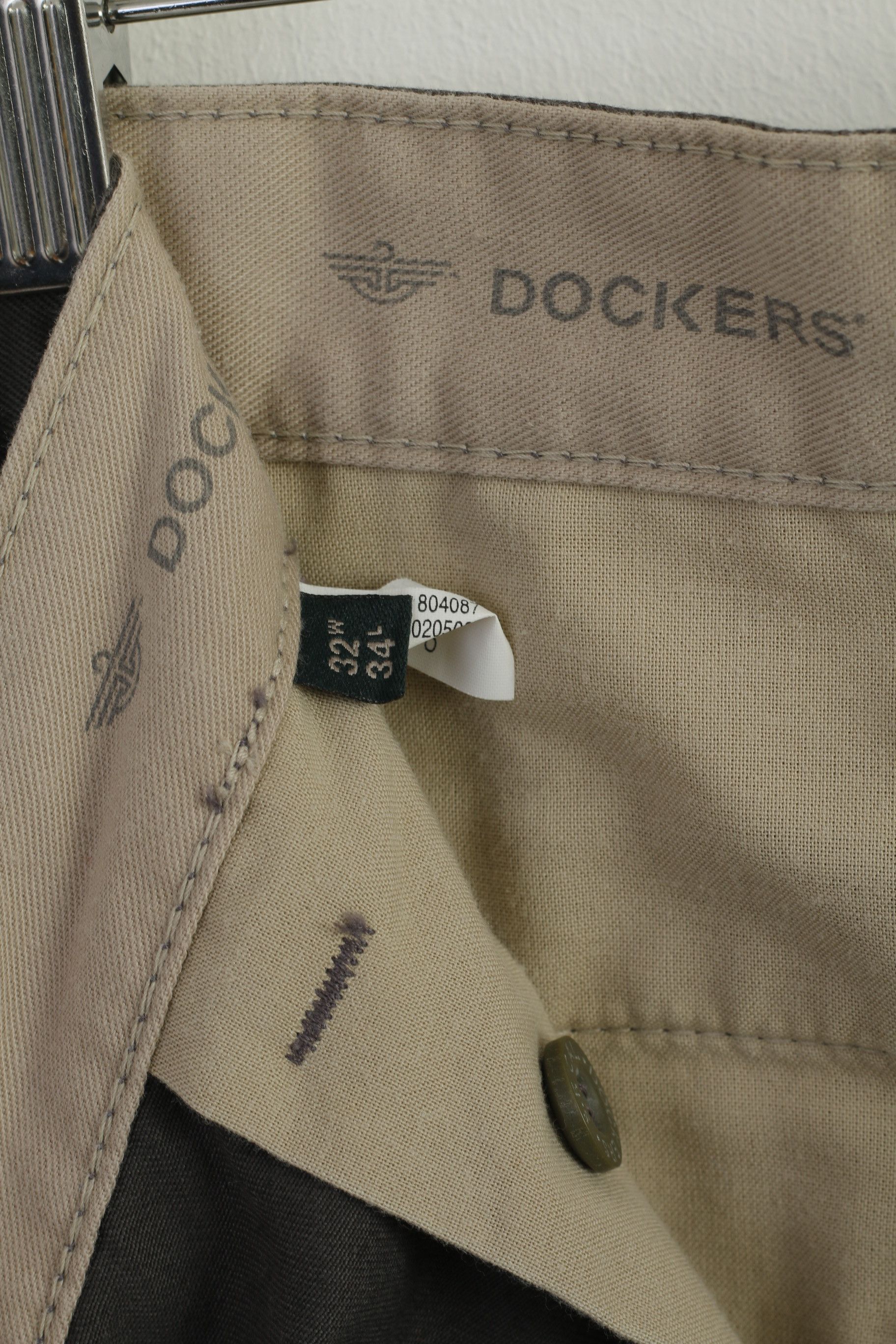 Dockers Dockers Khakis Men 32 Trousers Gray Straight 8806 Size US 32 / EU 48 - 4 Thumbnail