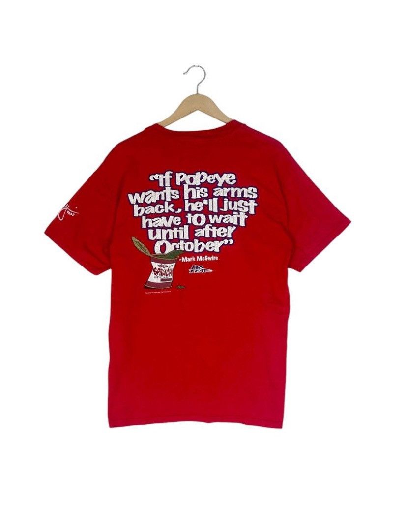 No Fear × Vintage Vintage 90s No Fear x Mark McGwire / Popeye issue Size US L / EU 52-54 / 3 - 1 Thumbnail