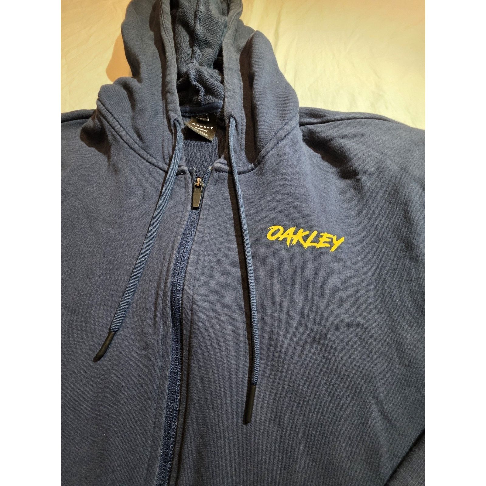Oakley Oakley Men's Size Xl Navy Blue Full Zip Hooded Sweatshirt Size US XL / EU 56 / 4 - 2 Thumbnail