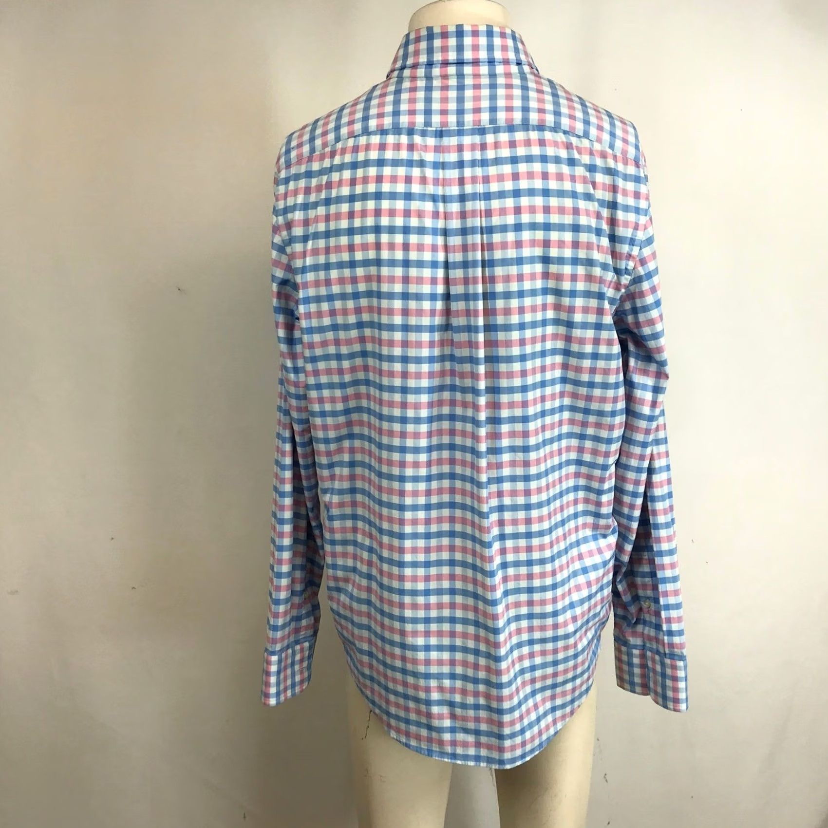 Vineyard Vines Vineyard Vines Slim Fit Whale Shirt Men's M Gingham Check Button Down Blue Size US M / EU 48-50 / 2 - 5 Thumbnail