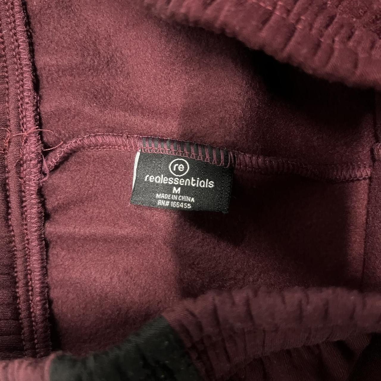 Vintage Vintage Y2K/2000s burgundy Red Grunge Loungewear Sweatpants! Size US 32 / EU 48 - 7 Thumbnail