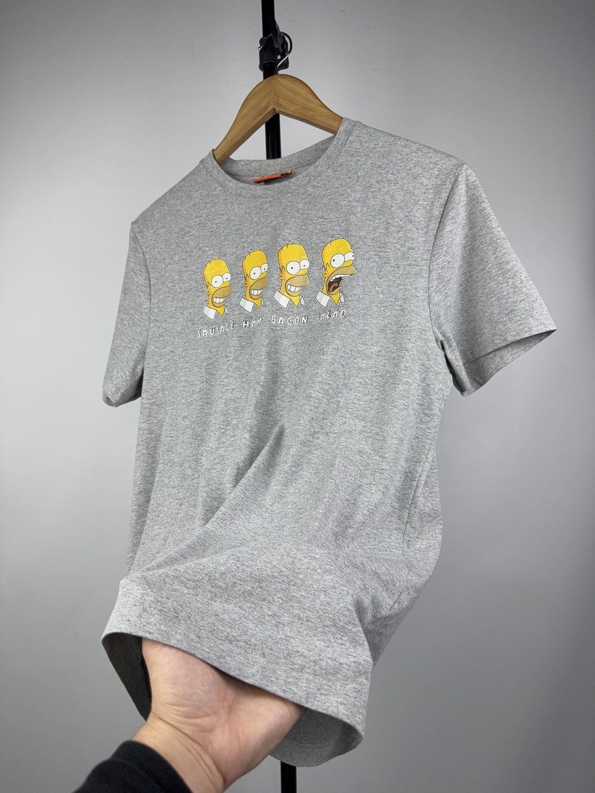 The Simpsons Vintage The Simpsons Homer Graphic Tee Shirt Grey Cartoon Size US M / EU 48-50 / 2 - 5 Thumbnail