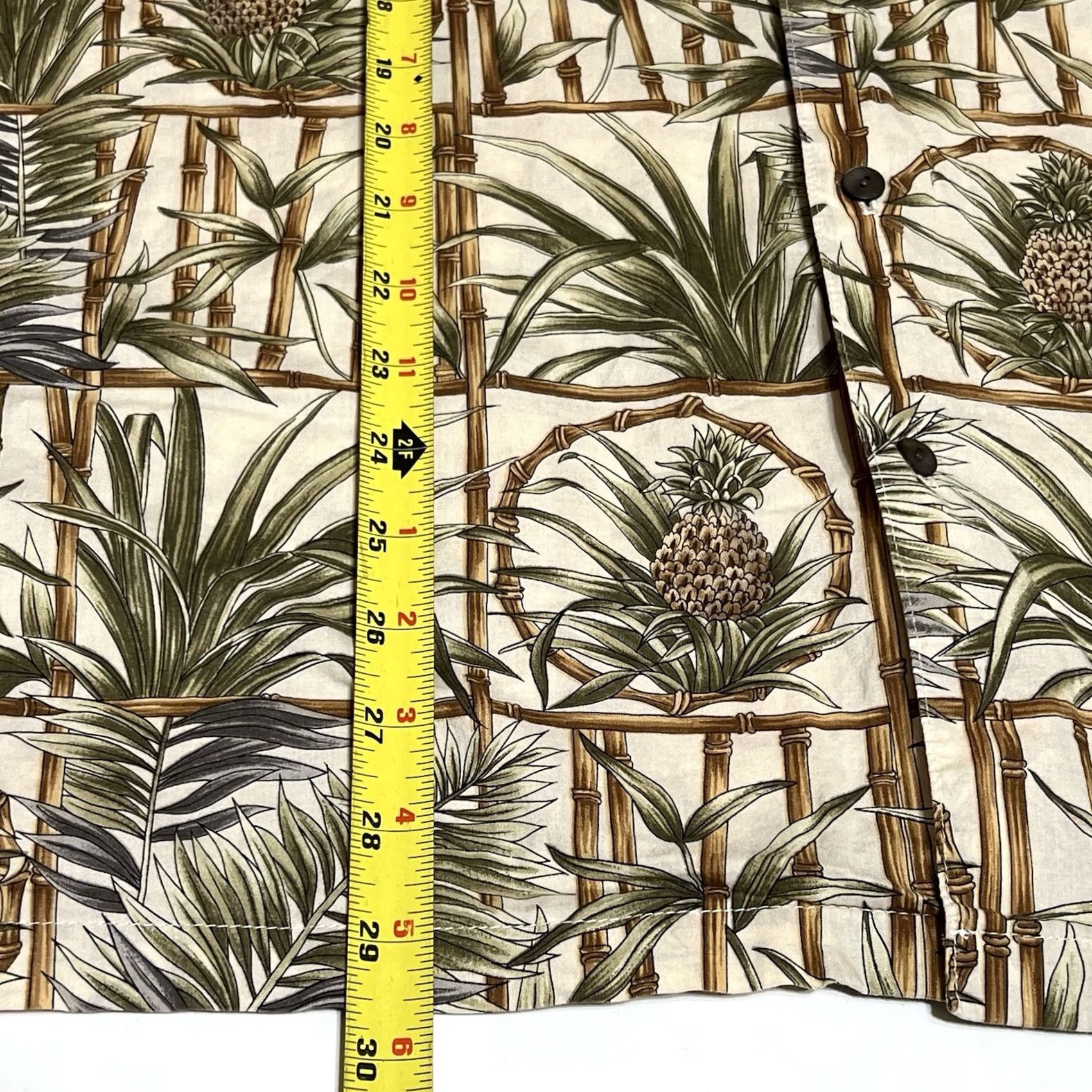 Tori Richard Tori Richard Hawaiian Shirt Mens XL Button-Up Camp Cotton Floral Pineapple Aloha Size US XL / EU 56 / 4 - 5 Thumbnail