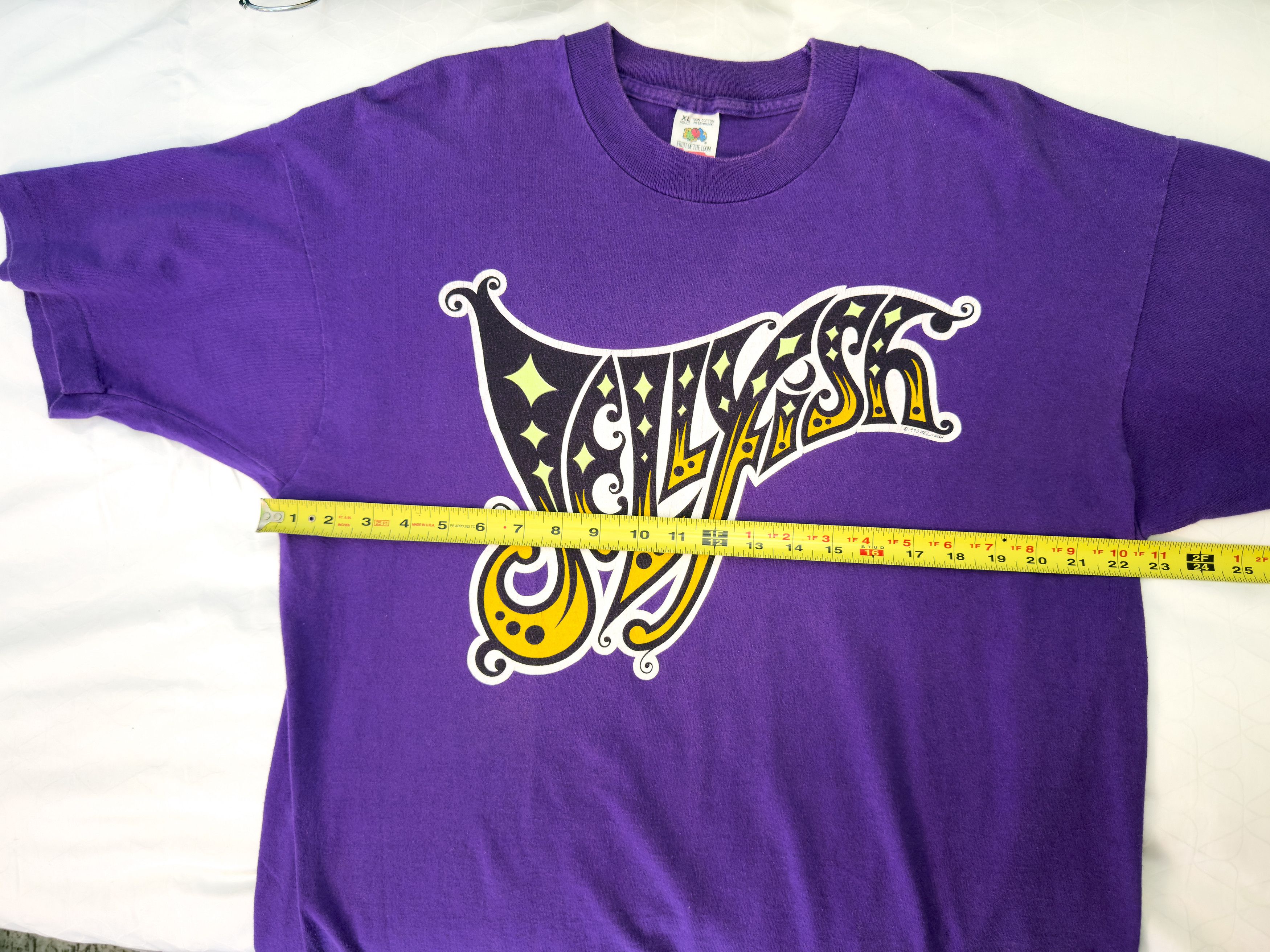 Fruit Of The Loom Rare Vintage Jellyfish Spilt Milk Tour T-Shirt Made in USA Size US XL / EU 56 / 4 - 6 Thumbnail