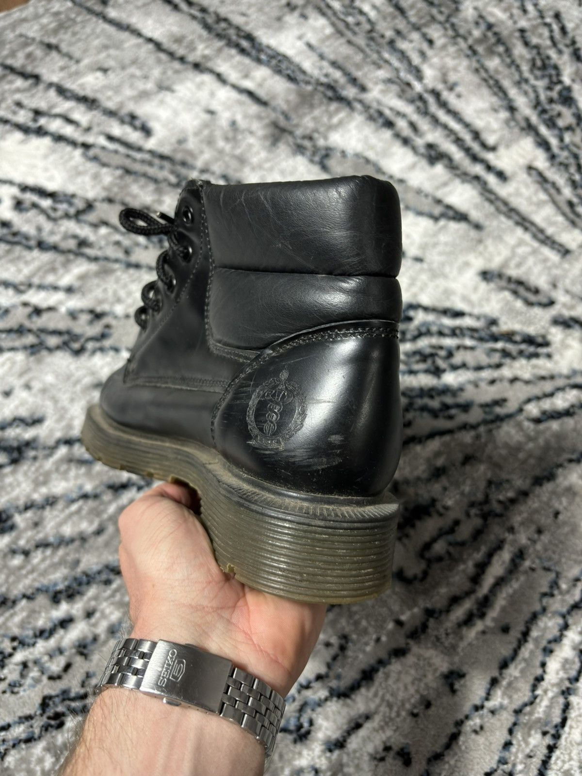 Solovair × Vintage vintage solovair combat boots derby style topquality leather Size US 6.5 / EU 39-40 - 9 Thumbnail