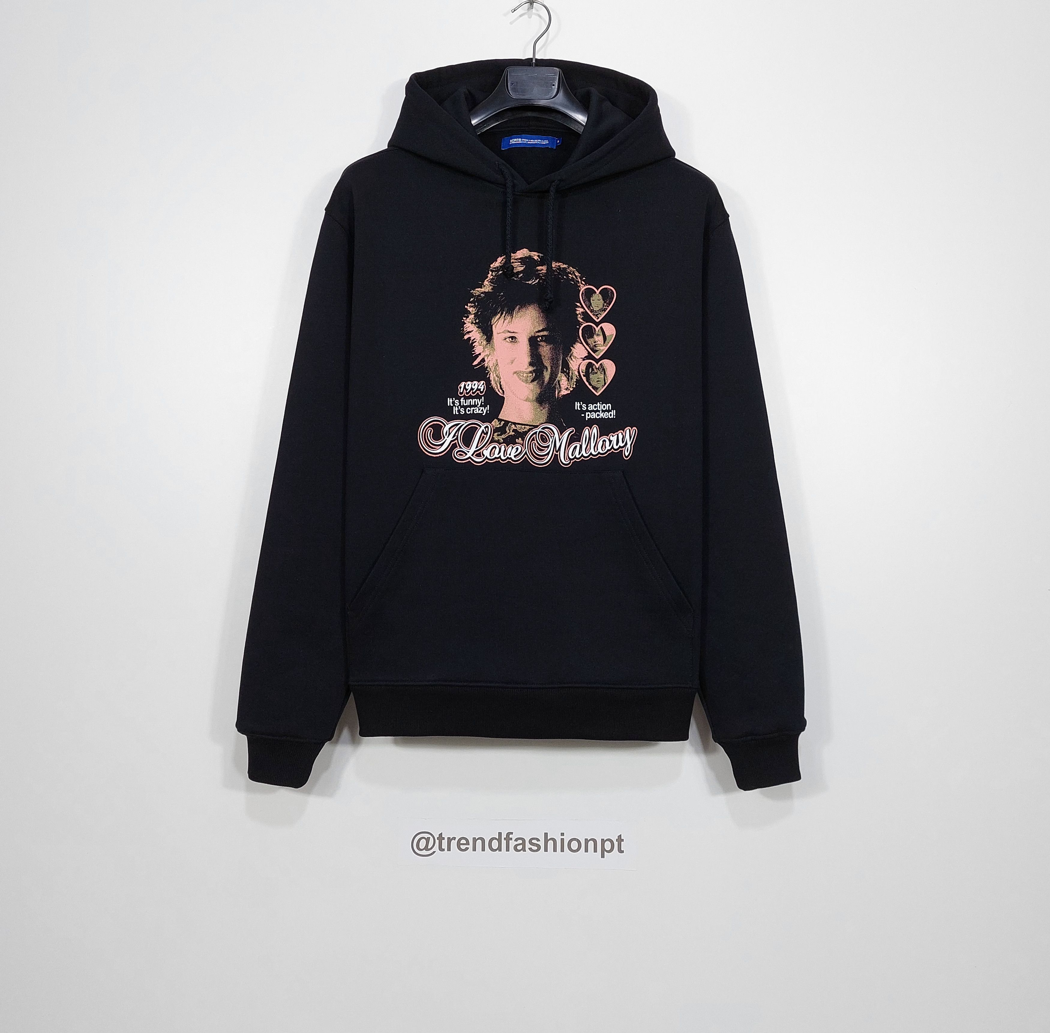SCRT i love Mallory cotton hoodie - black S Size US S / EU 44-46 / 1 - 1 Thumbnail