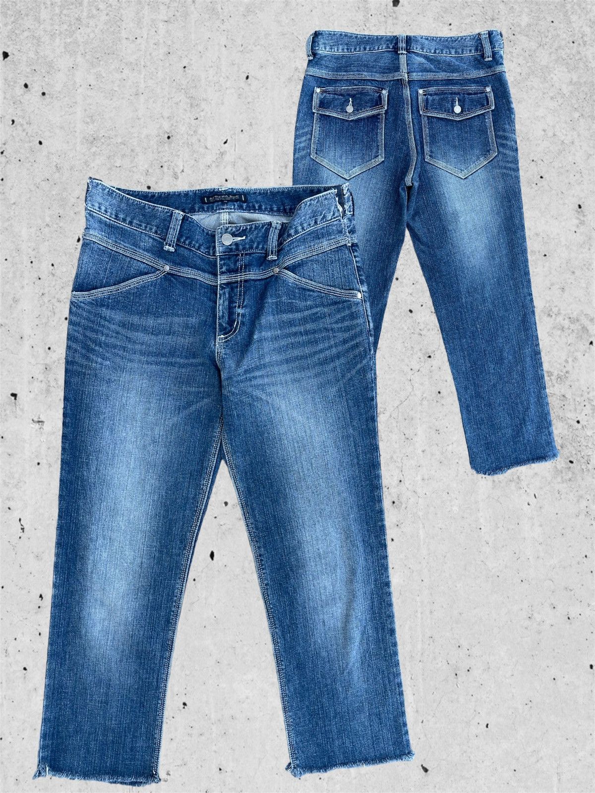 Japanese Brand 🔥 Appena Due Distressed Denim Streetwear W32🔥 Size US 32 / EU 48 - 1 Thumbnail
