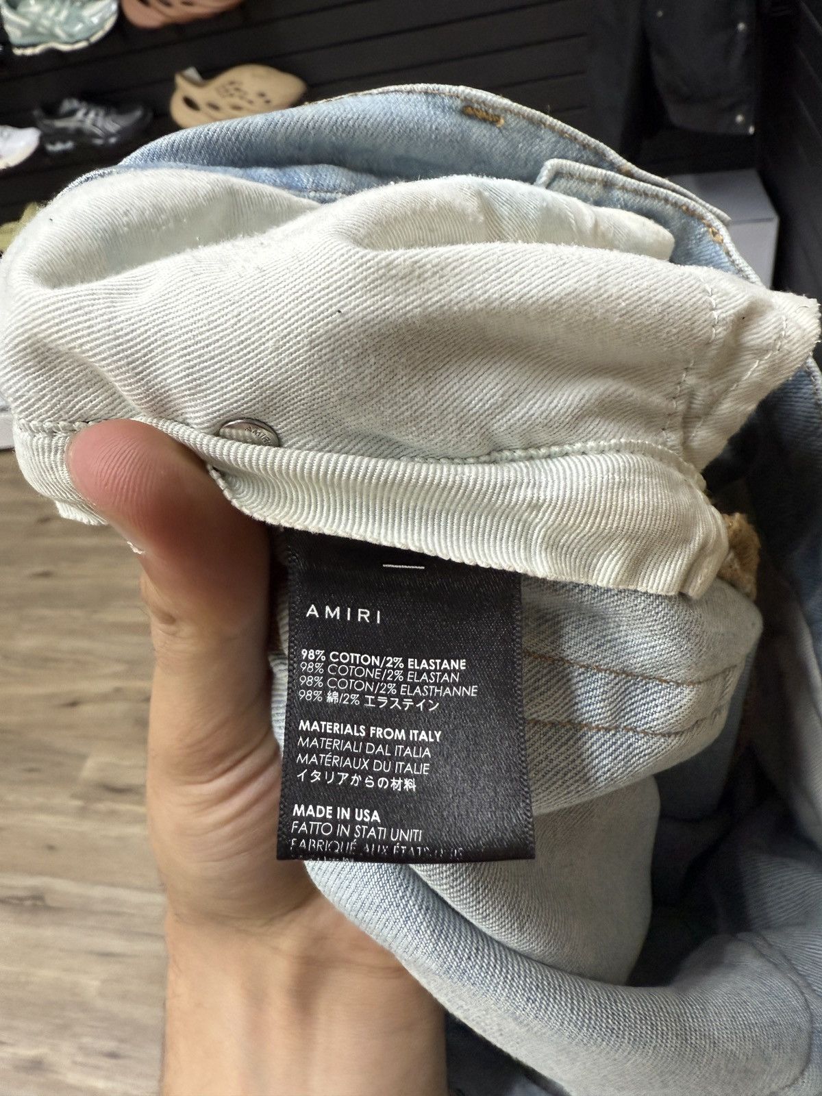 Amiri Amiri Thrasher Denim Jeans Size US 31 - 11 Thumbnail
