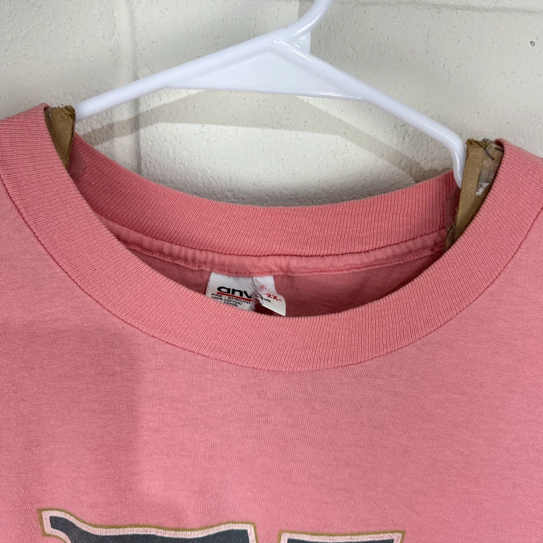 Anvil VINTAGE Florida Destination Anvil T-Shirt 2XL Pink Orca Sea World 90s Grunge Hipster Hippie Men’s Women’s Size US XXL / EU 58 / 5 - 3 Thumbnail