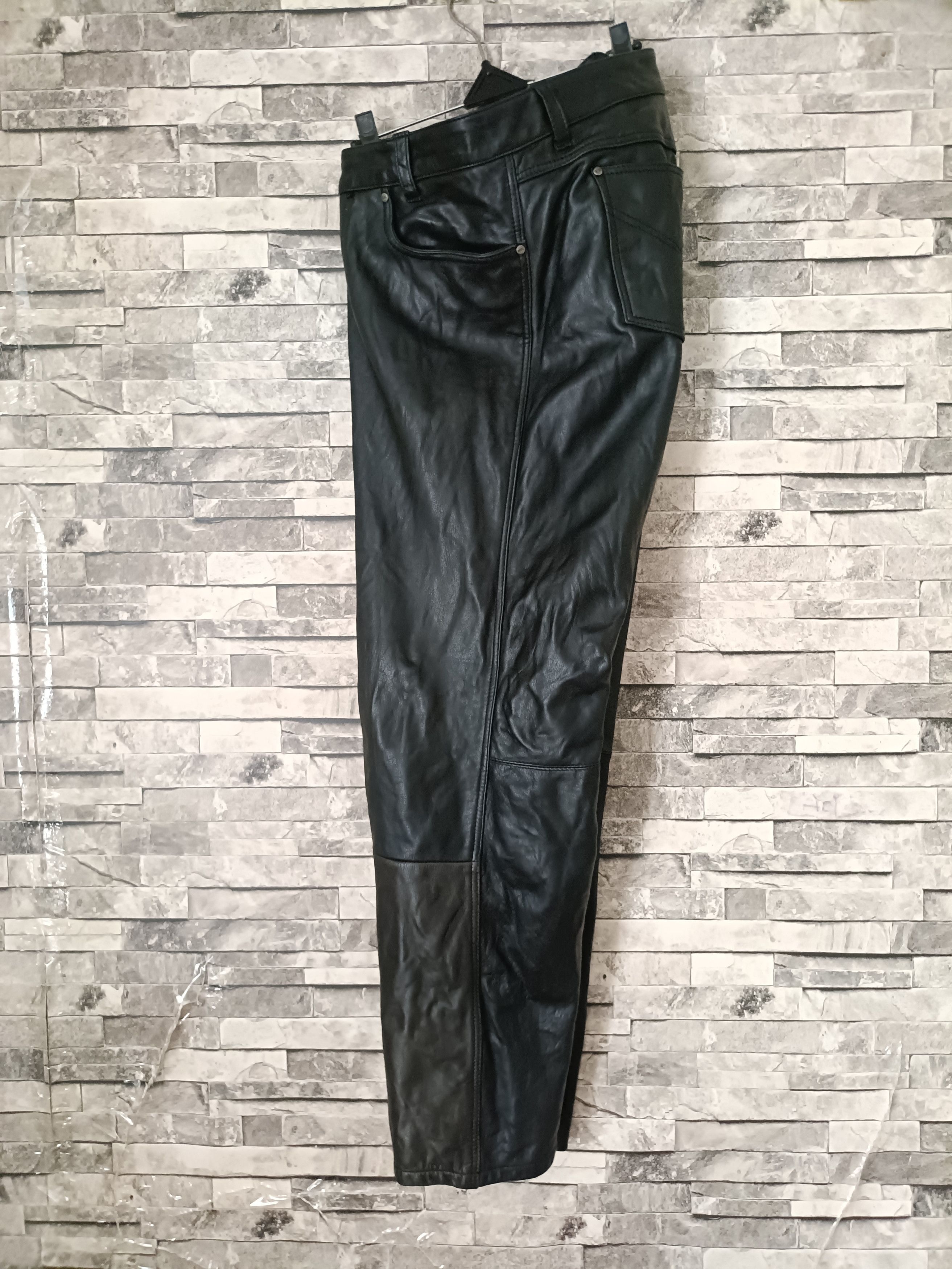 Leather Spirit motors Dallas biker leather pants Size US 43 - 2 Thumbnail