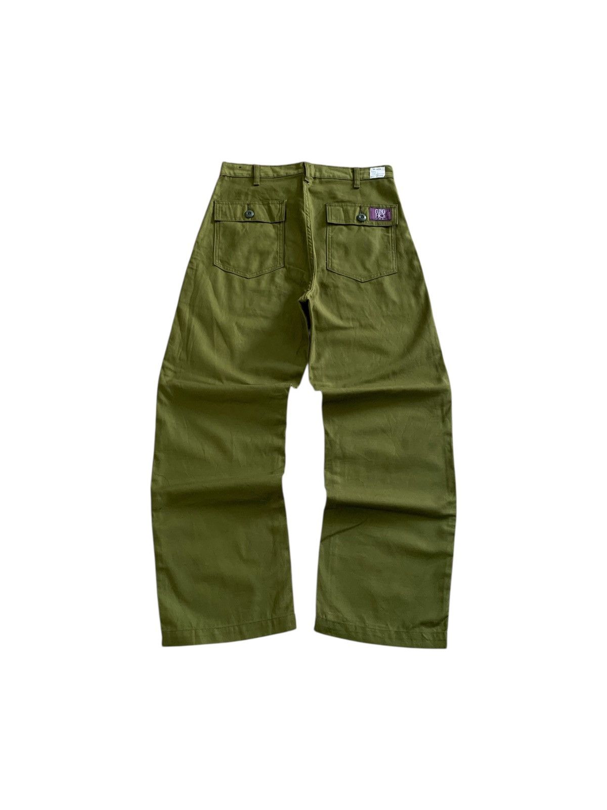 Japanese Brand GungHo USA Military Sateen 107-OG Trousers Size US 30 / EU 46 - 7 Thumbnail