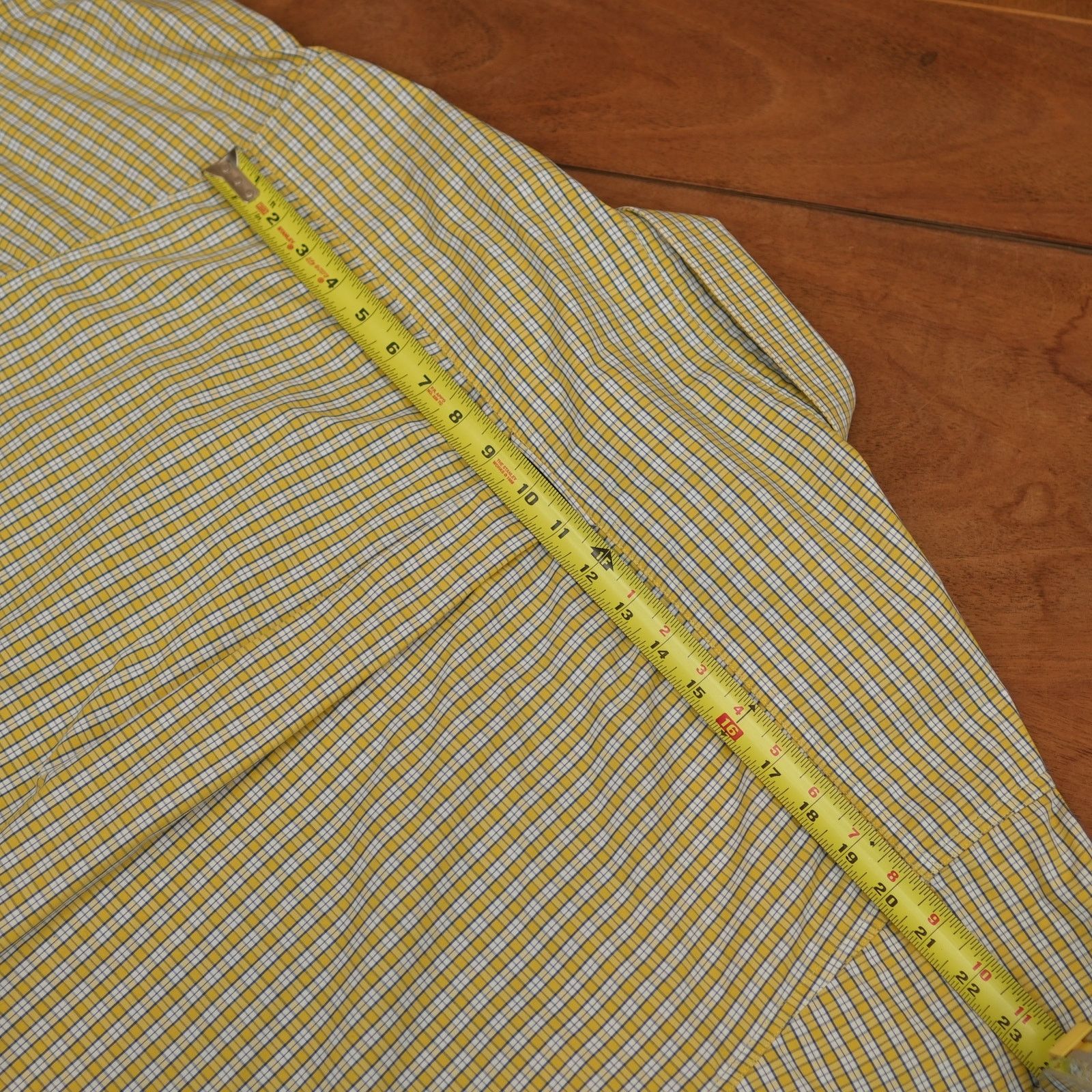 Fubu FUBU Y2K Men's Yellow Plaid S/S Button Down Shirt - Large Size US L / EU 52-54 / 3 - 11 Thumbnail