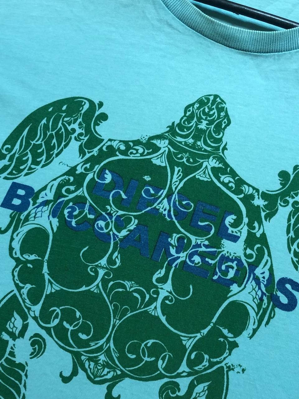 Diesel Vintage Diesel Big Turtle Print Short Sleeve T-Shirt Size XL Size US XL / EU 56 / 4 - 7 Thumbnail