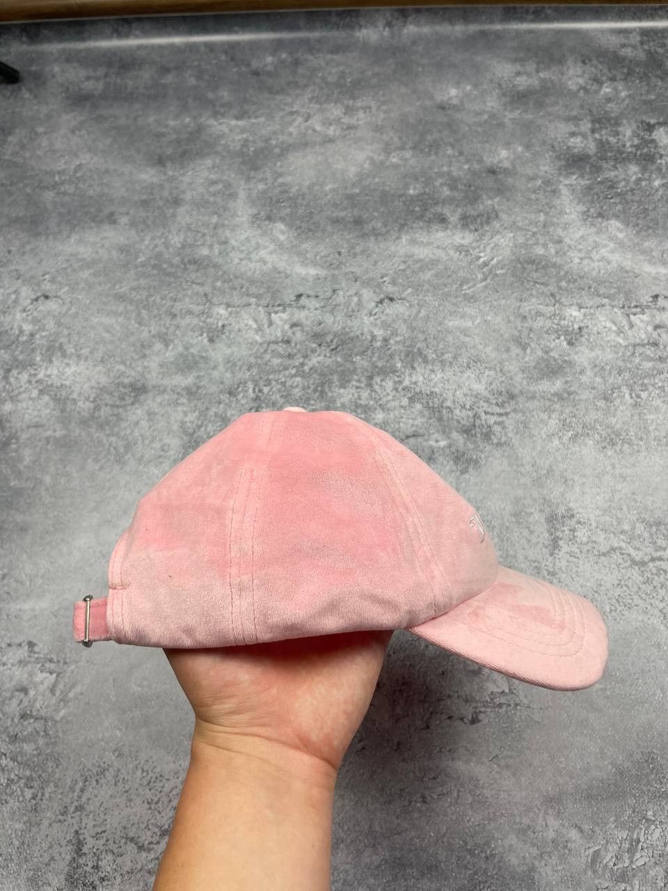 Juicy Couture Juicy Couture Couture Velour Pink Cap Blue Y2K Hat Size ONE SIZE - 5 Thumbnail