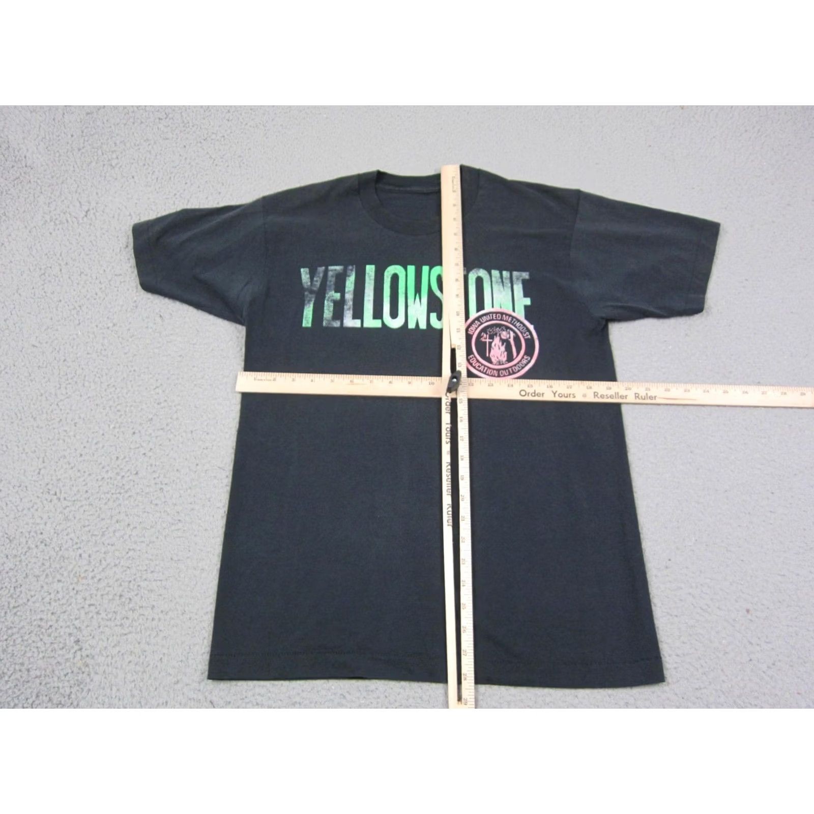 Vintage VINTAGE Yellowstone Shirt Mens S Black Iowa United Methodist Single Stitch Shirt Mens Small Black United Methodist 90s Theme Mens Shirts Size US S / EU 44-46 / 1 - 5 Thumbnail